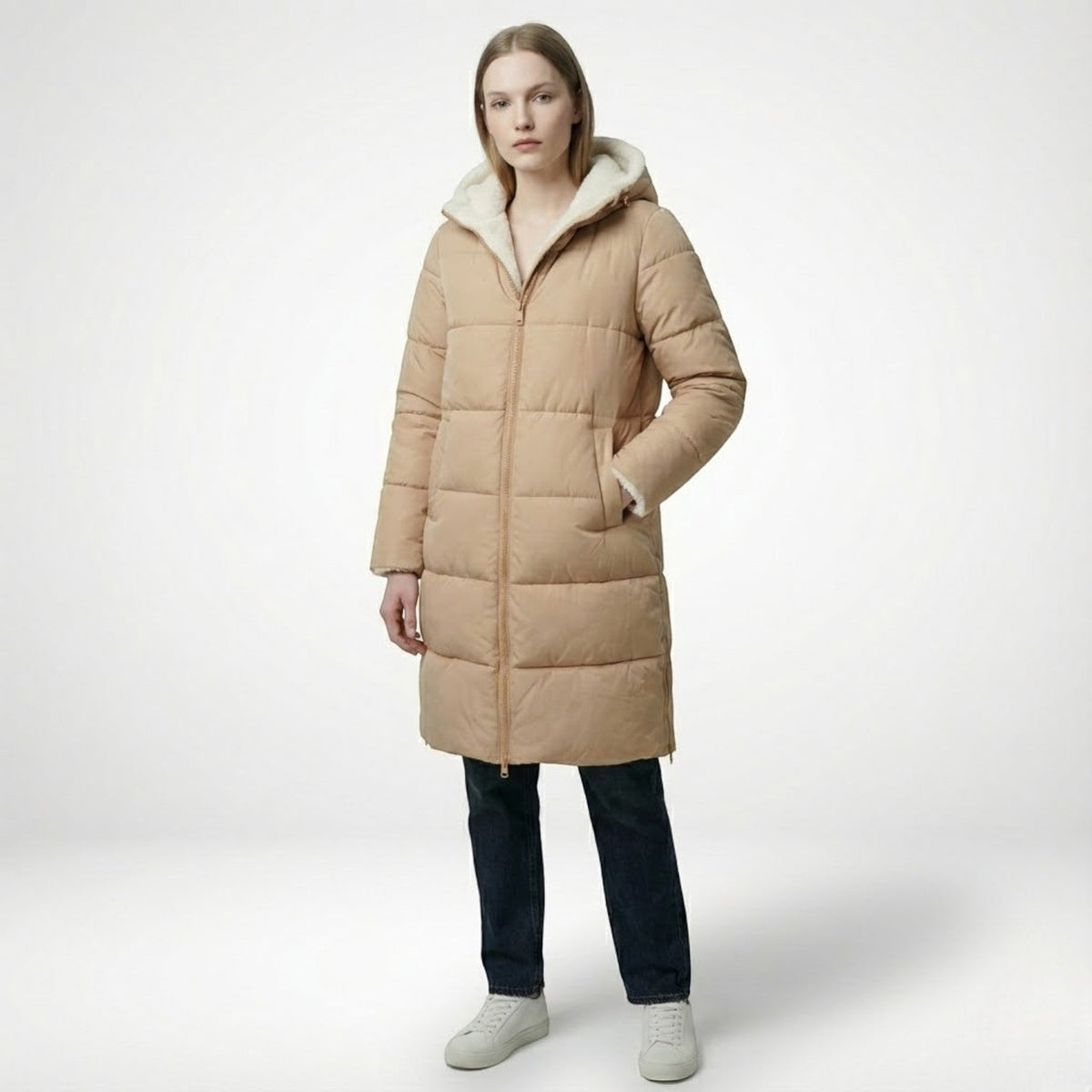 Women's Reversible Winter Puffer Jacket