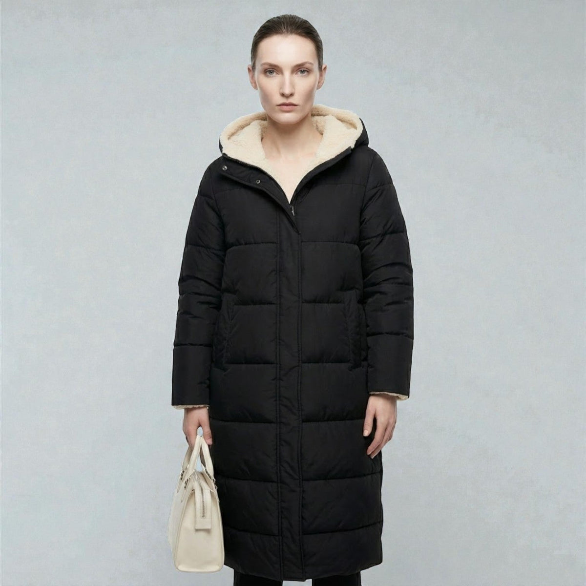 Women's Reversible Winter Puffer Jacket