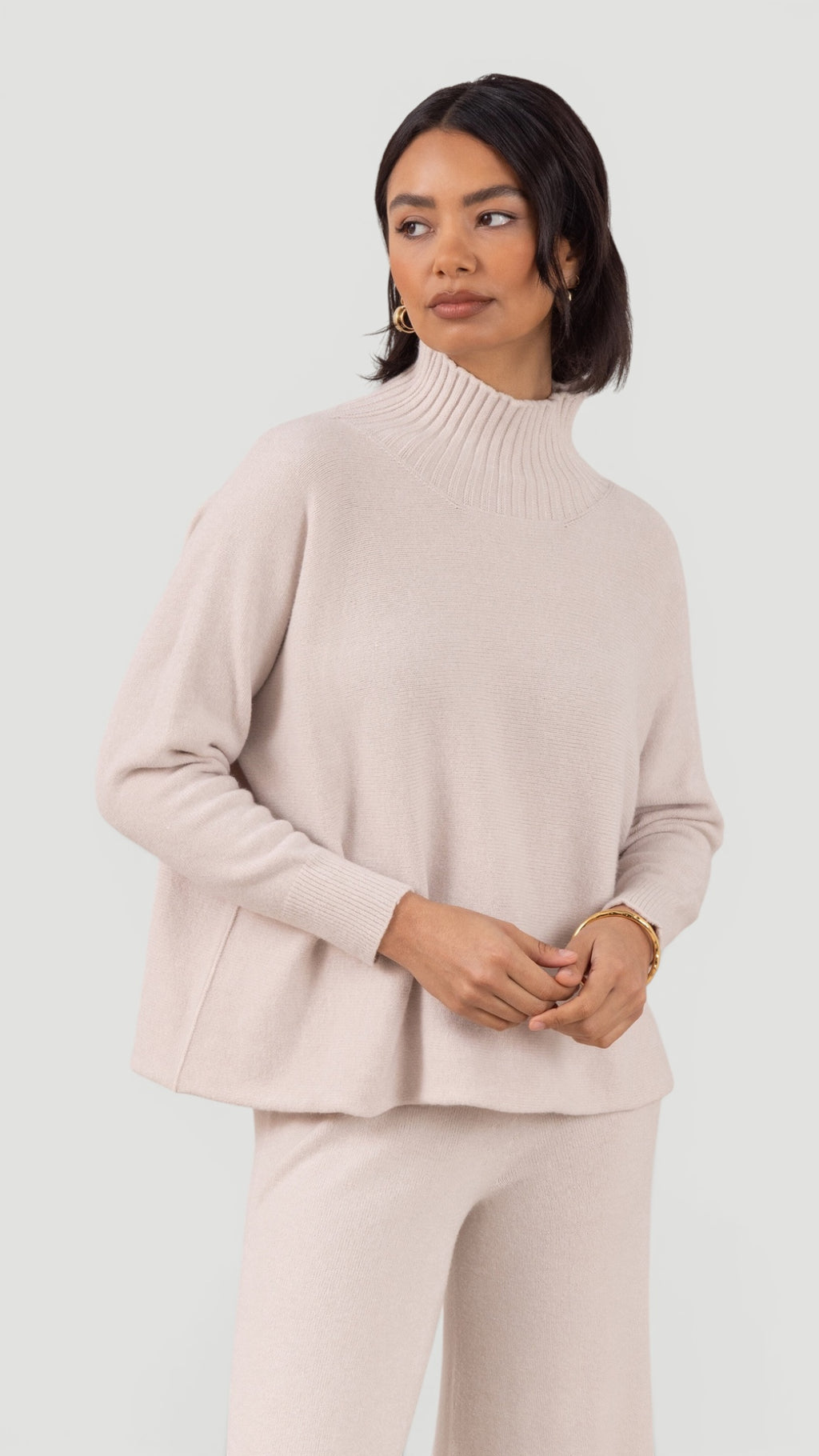 Ellmont London | Women’s Soft Relaxed Fit Summer Chic Slouchy Knit Pullover