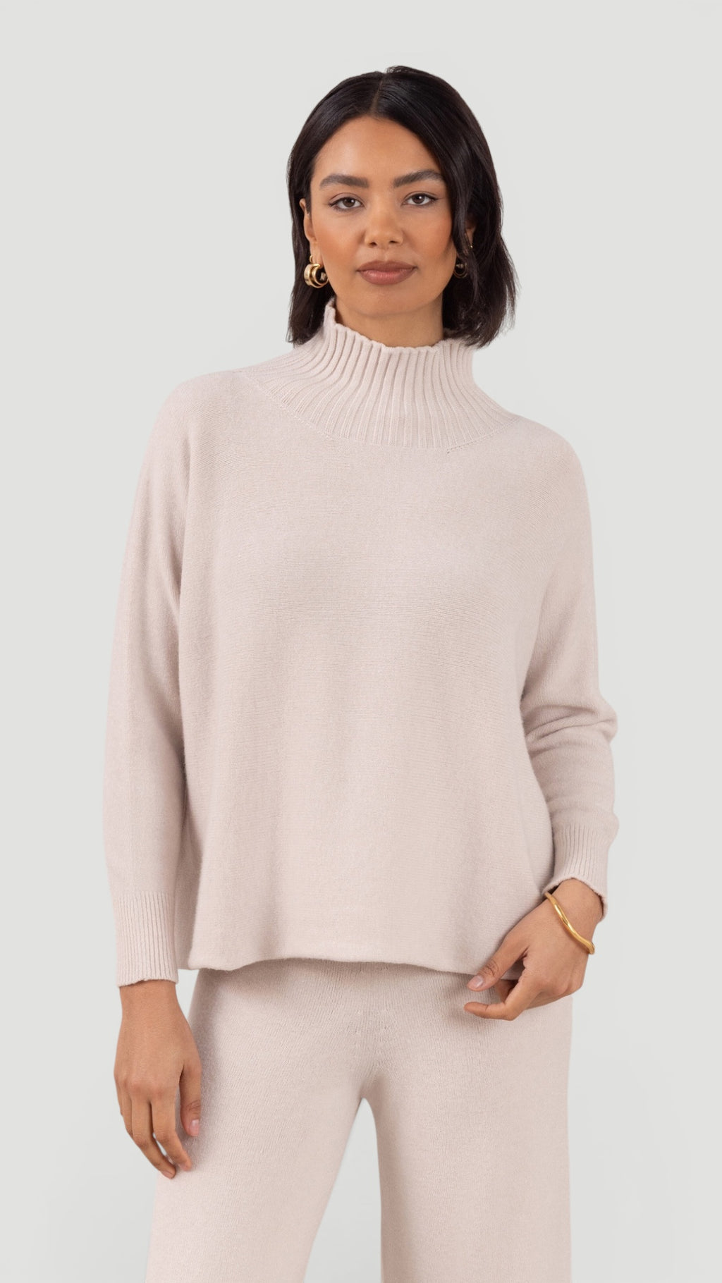 Ellmont London | Women’s Soft Relaxed Fit Summer Chic Slouchy Knit Pullover