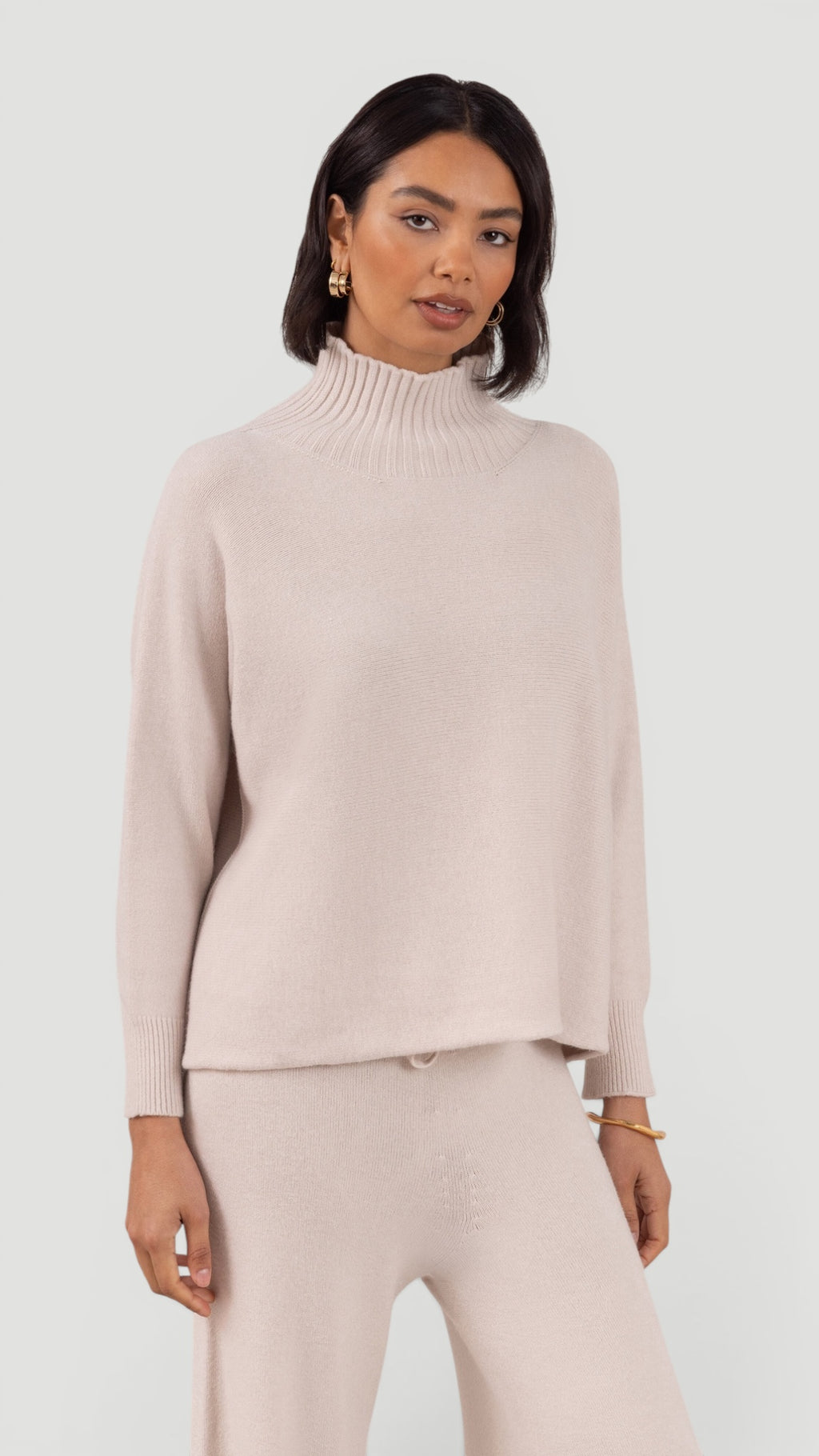Ellmont London | Women’s Soft Relaxed Fit Summer Chic Slouchy Knit Pullover