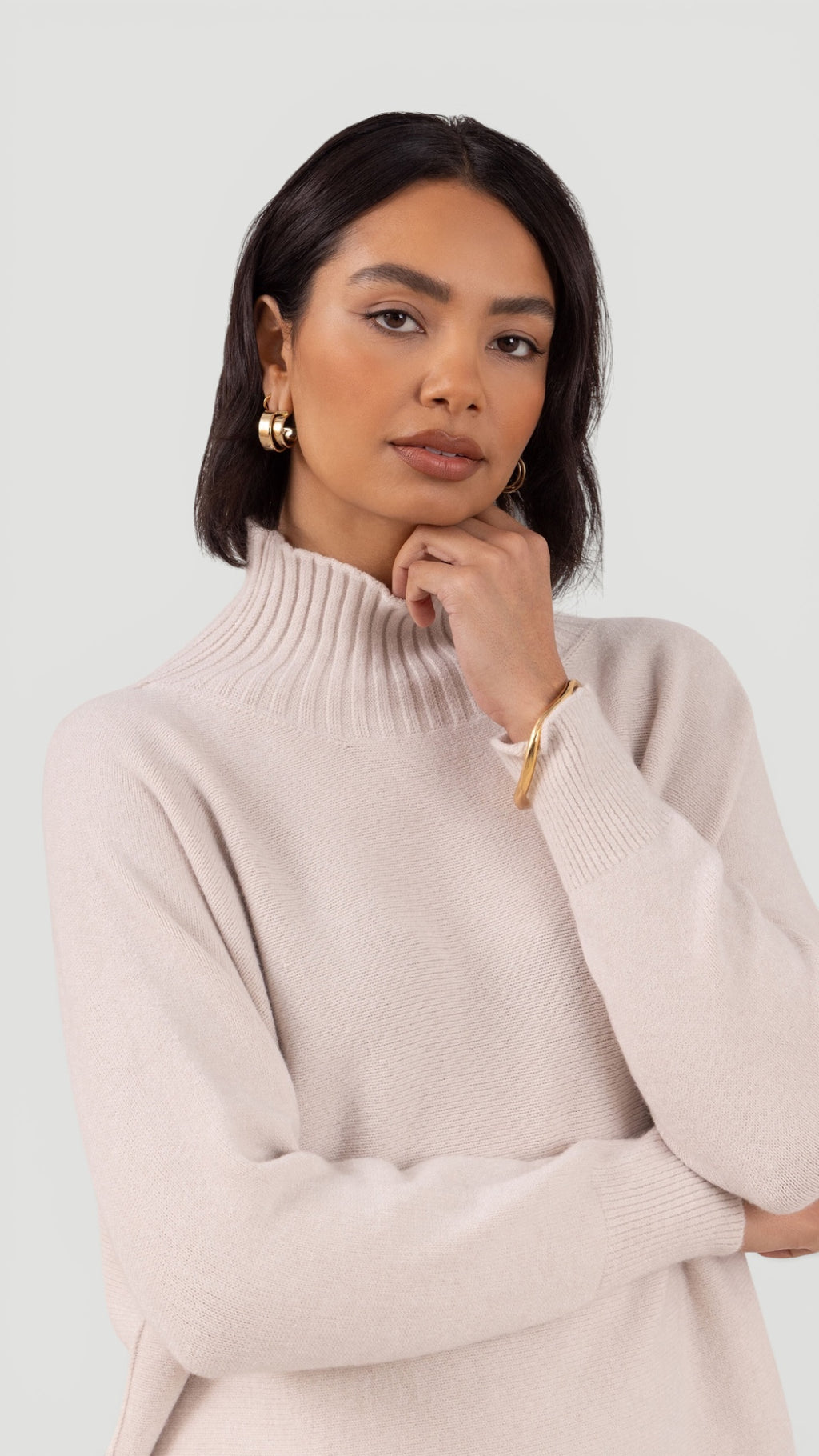 Ellmont London | Women’s Soft Relaxed Fit Summer Chic Slouchy Knit Pullover