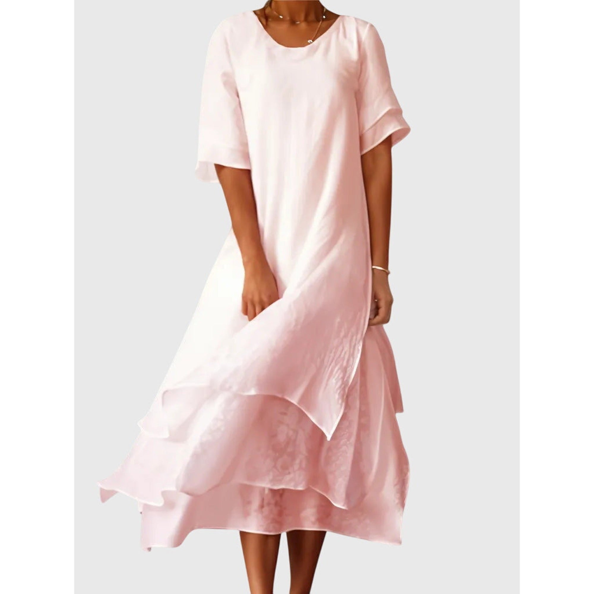 Odette | Elegant Dress - Pink