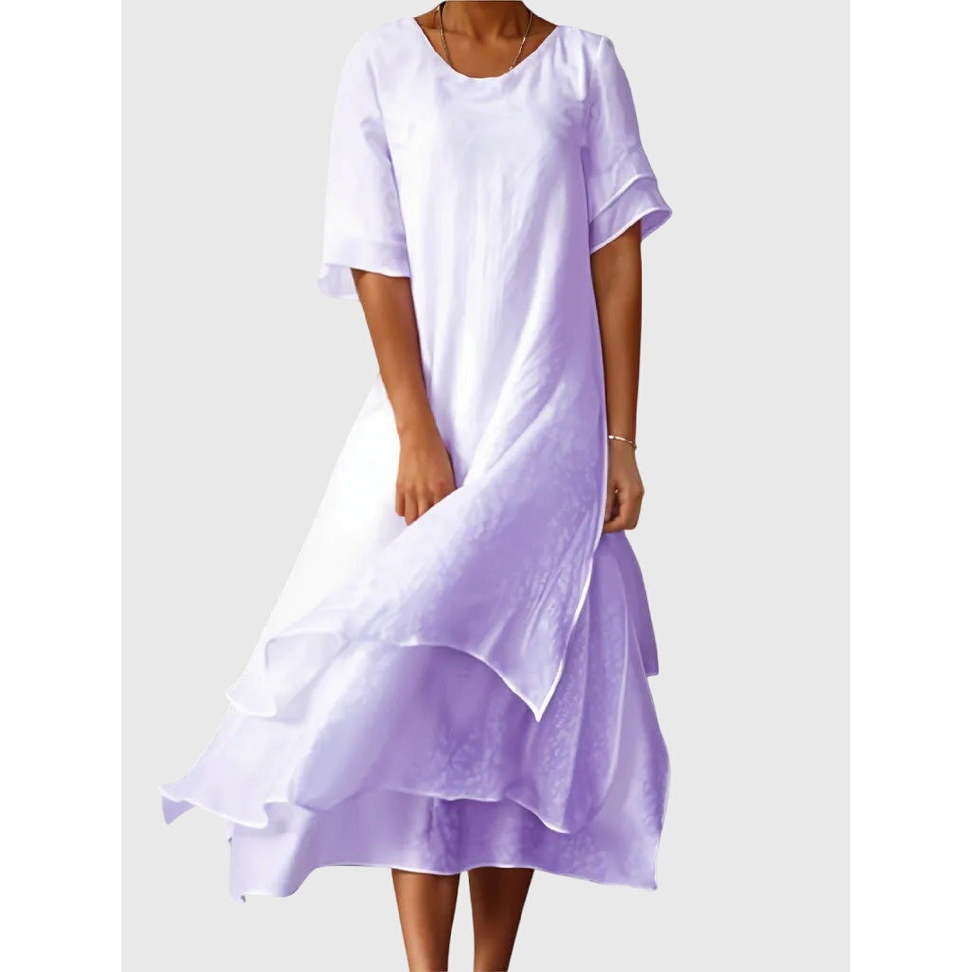 Odette | Elegant Dress - Purple