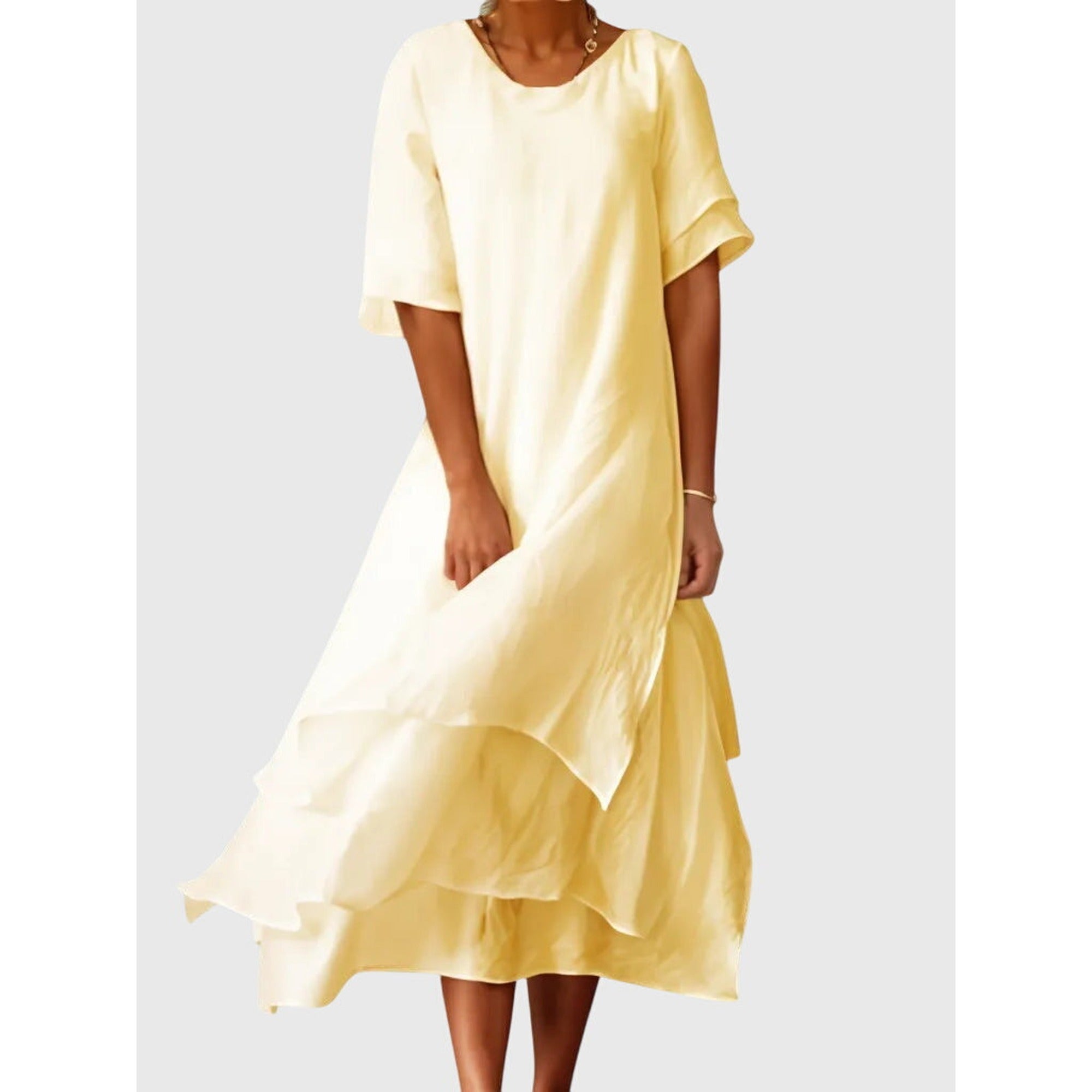 Odette | Elegant Dress - Yellow