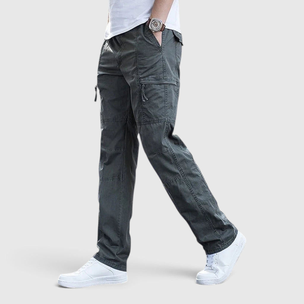 Rory | Men's Cargo Pants Breathable Cotton Utility Pants Relaxed Fit