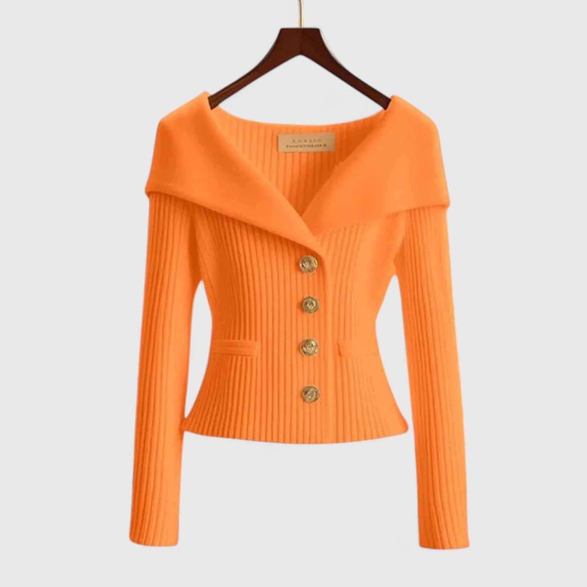 Sadie | Elegant Cardigan - Orange
