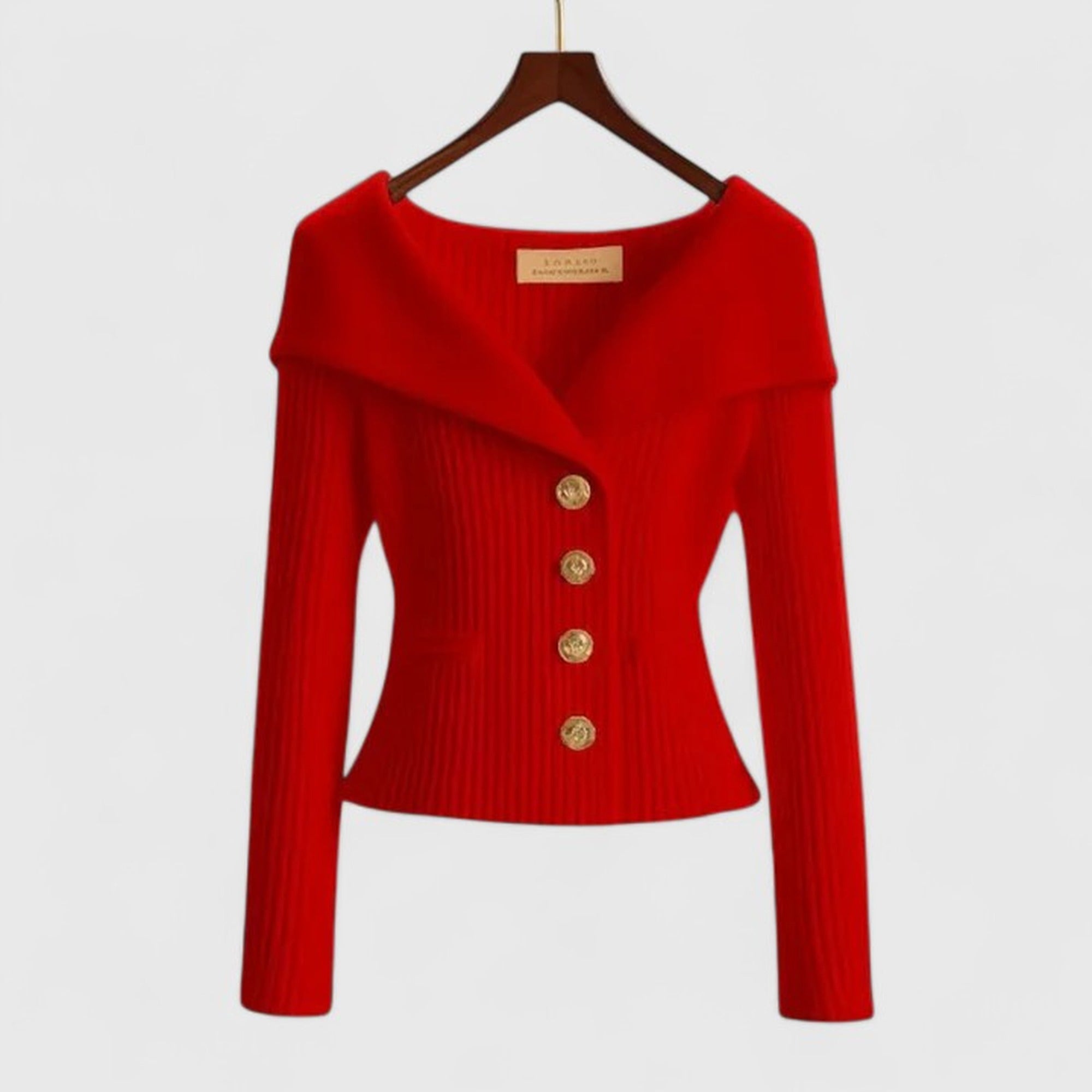 Sadie | Elegant Cardigan - Red
