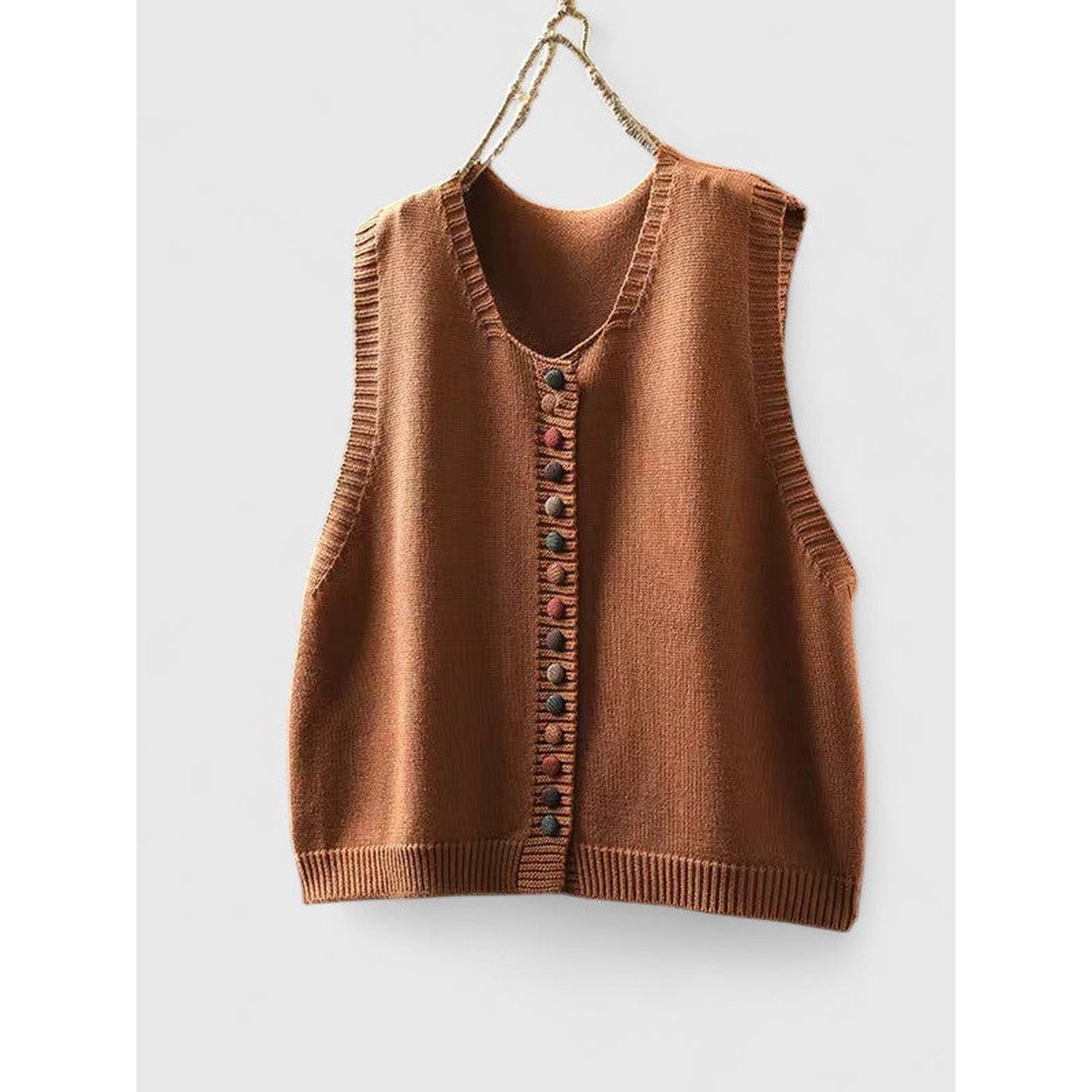 Sofia | Elegant Cardigan - Orange