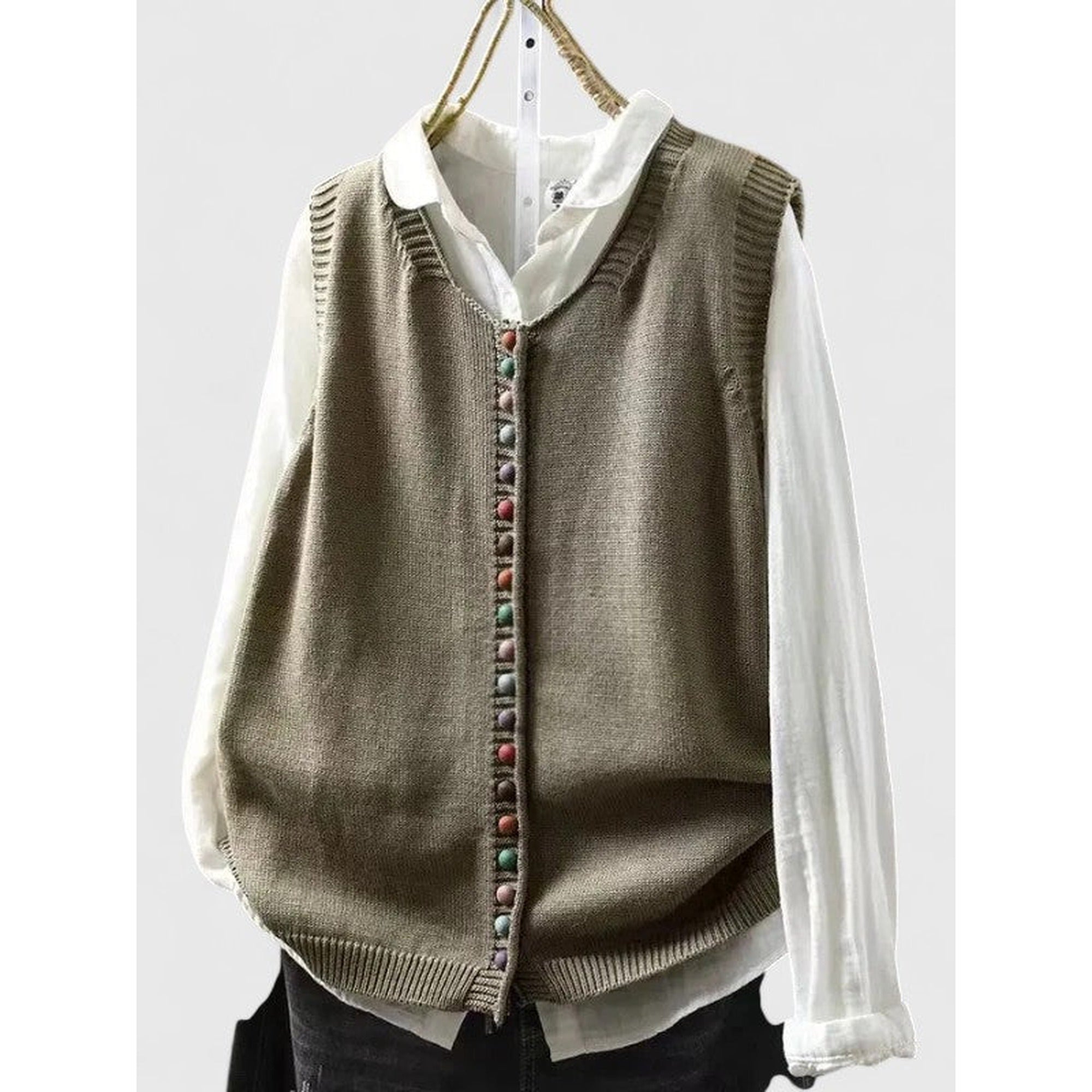 Sofia | Elegant Cardigan - Pickle