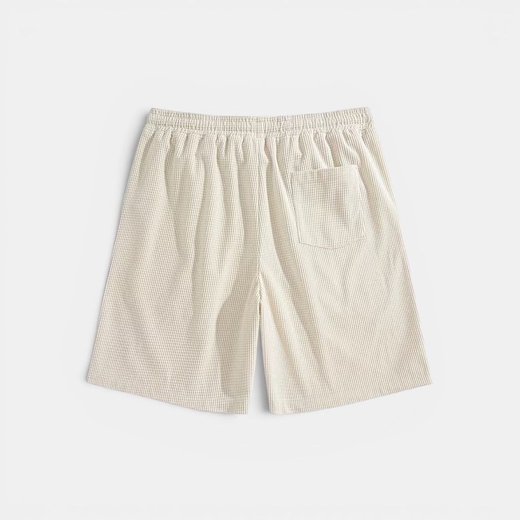 Ellmont London | Men's Relaxed Fit Elastic Waist Summer Shorts With Pockets