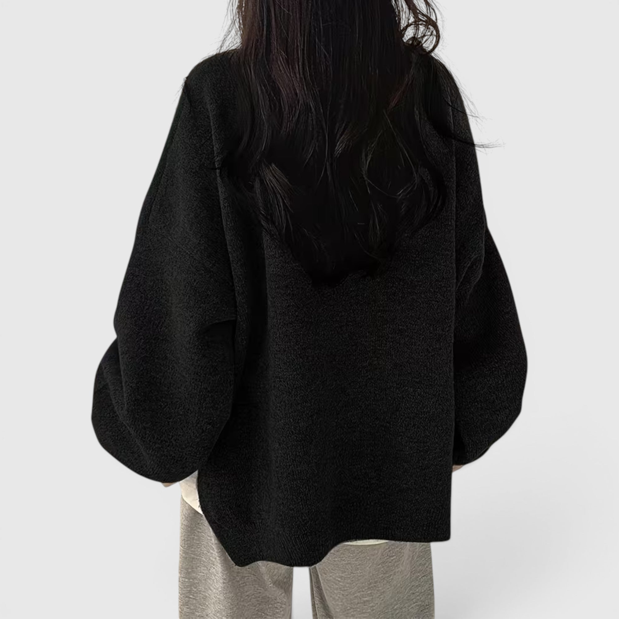 Iris | Women's Crewneck Sweater Long Sleeve Casual Knit Fall Winter Top