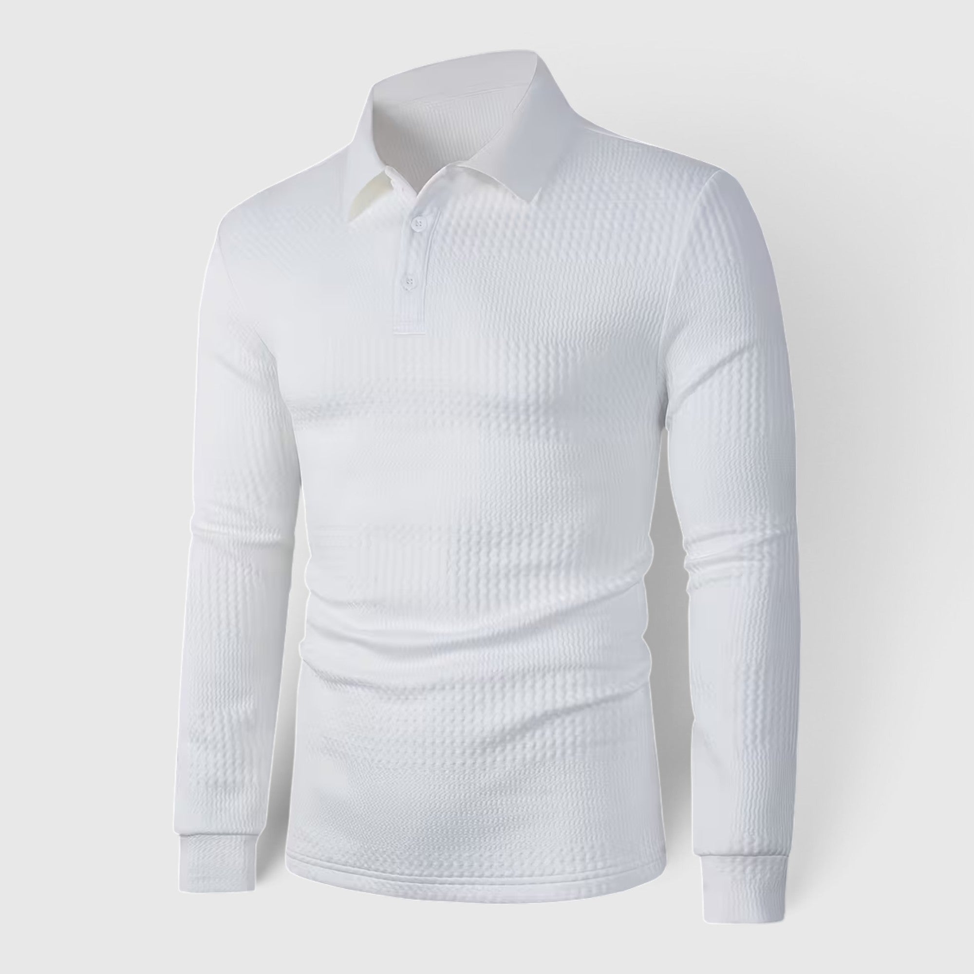 Martin | Men's Jacquard Knit Shirt – Regular Fit Office & Weekend Wear