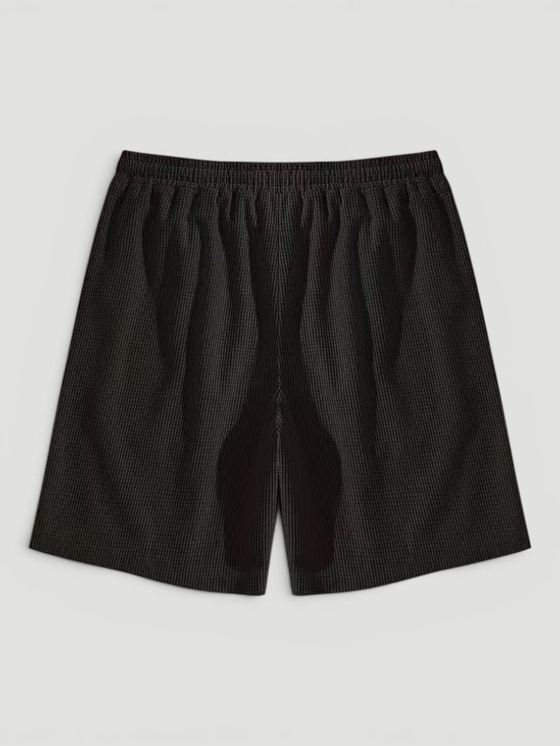 Ellmont London | Men’s Summer Drawstring Breathable Textured Shorts