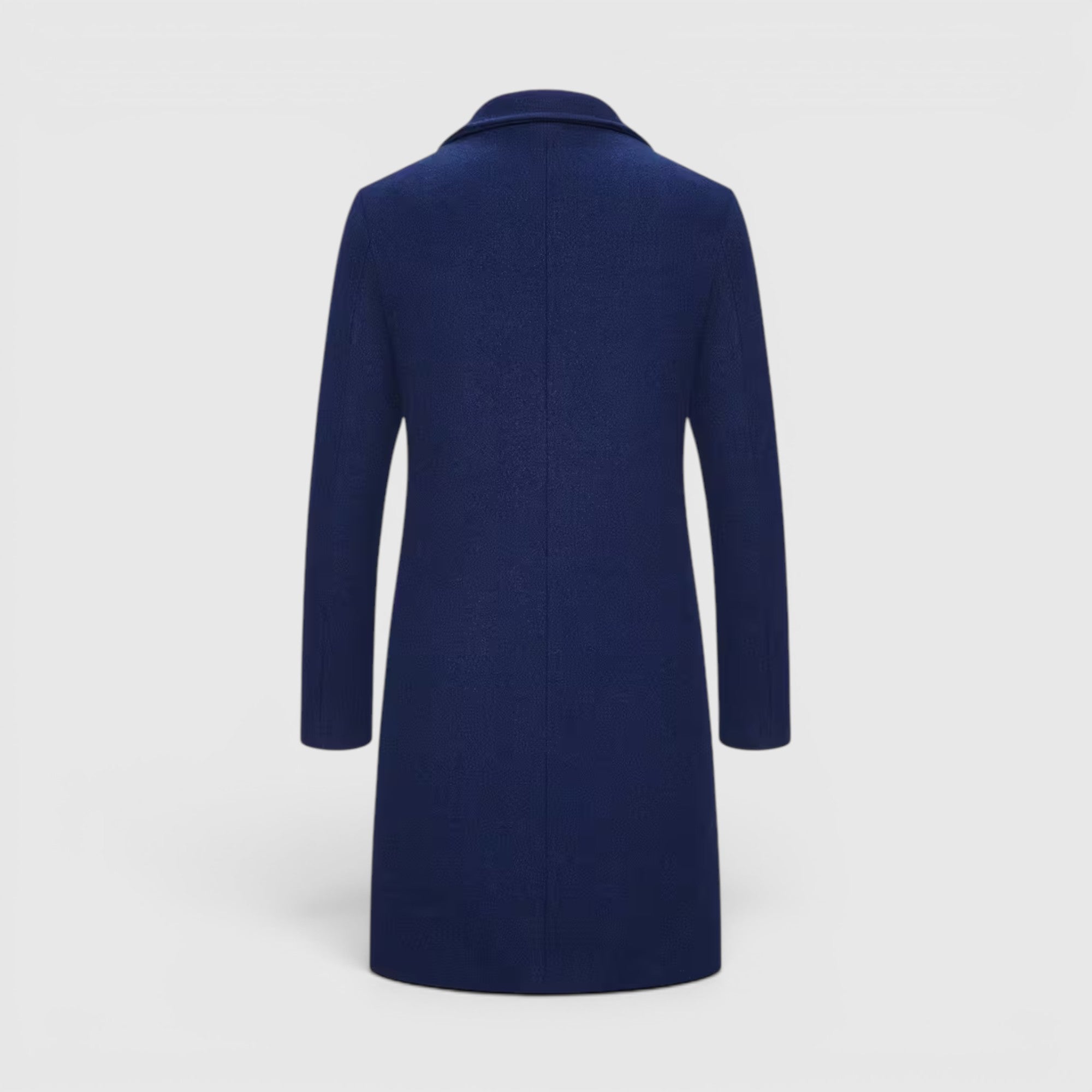 Ellmont London | Men's Trench Coat Single-Breasted Long Winter Overcoat