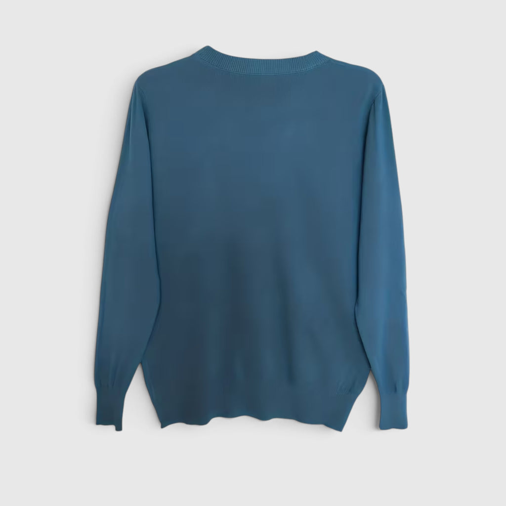 Juno | Women's Crewneck Sweater – Casual Loose Fit Everyday Knit Top