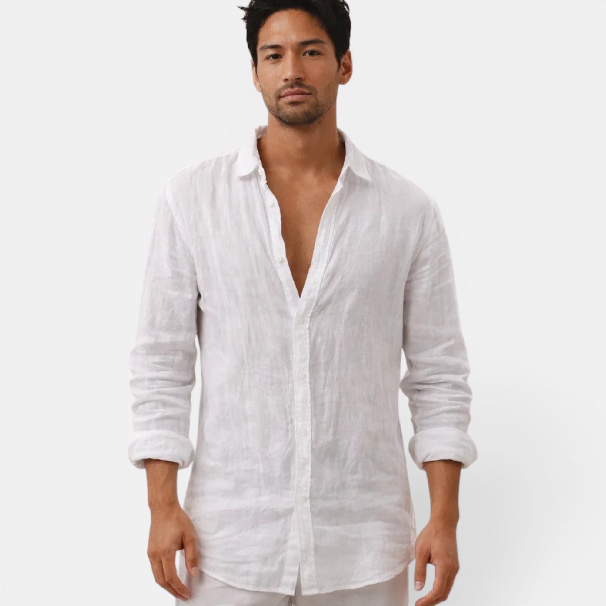 Ellmont London | Men's Breathable Old Money Linen Casual Shirt For Summer