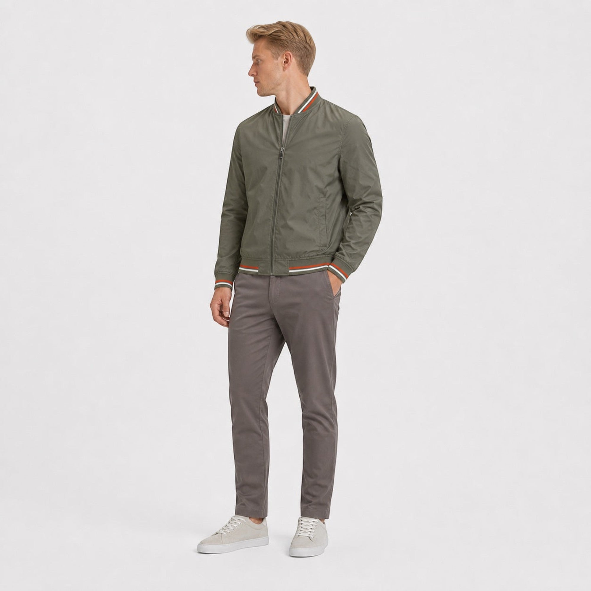Ellmont London | Bomber Jacket Men's Regular Fit Spring Fall Jacket