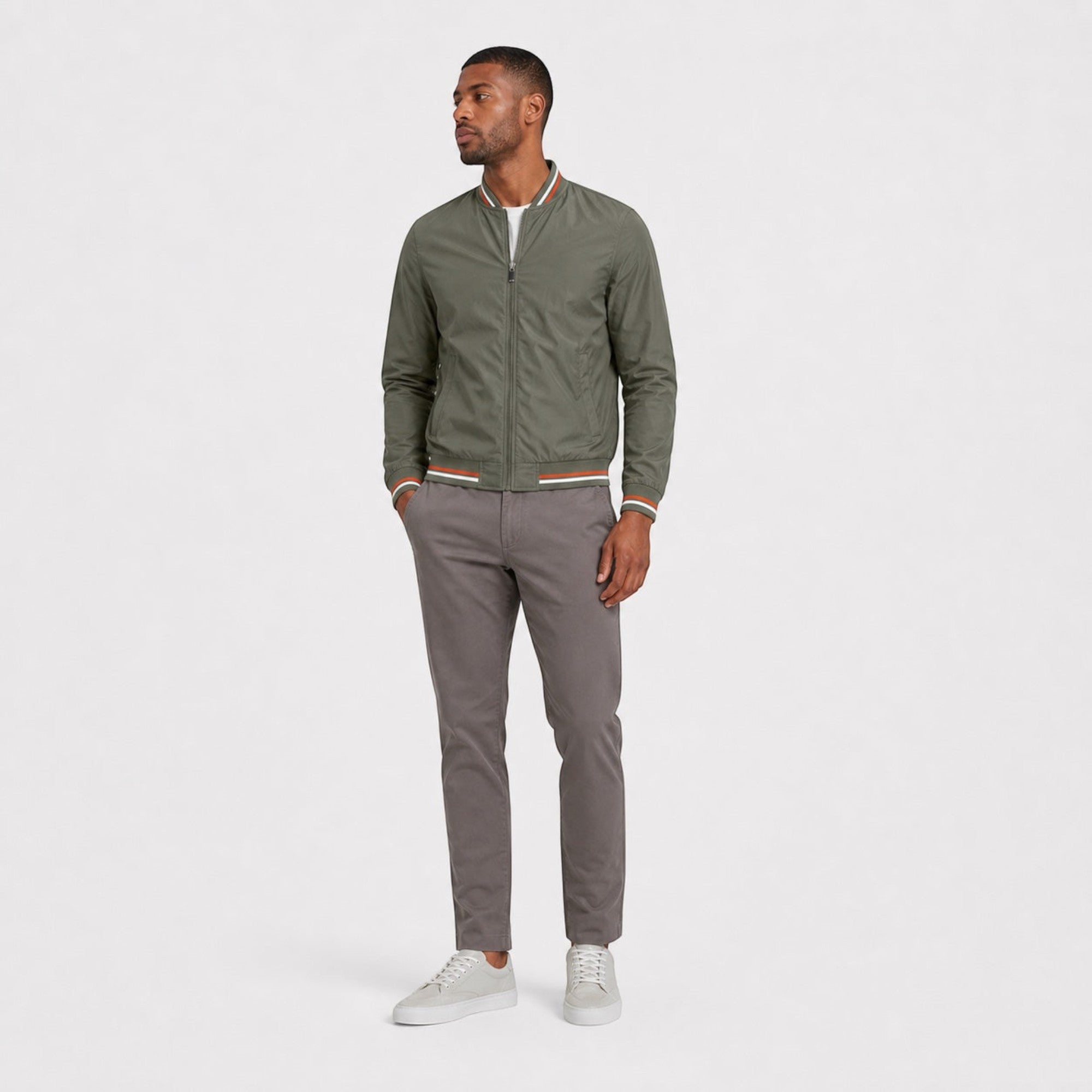 Ellmont London | Bomber Jacket Men's Regular Fit Spring Fall Jacket