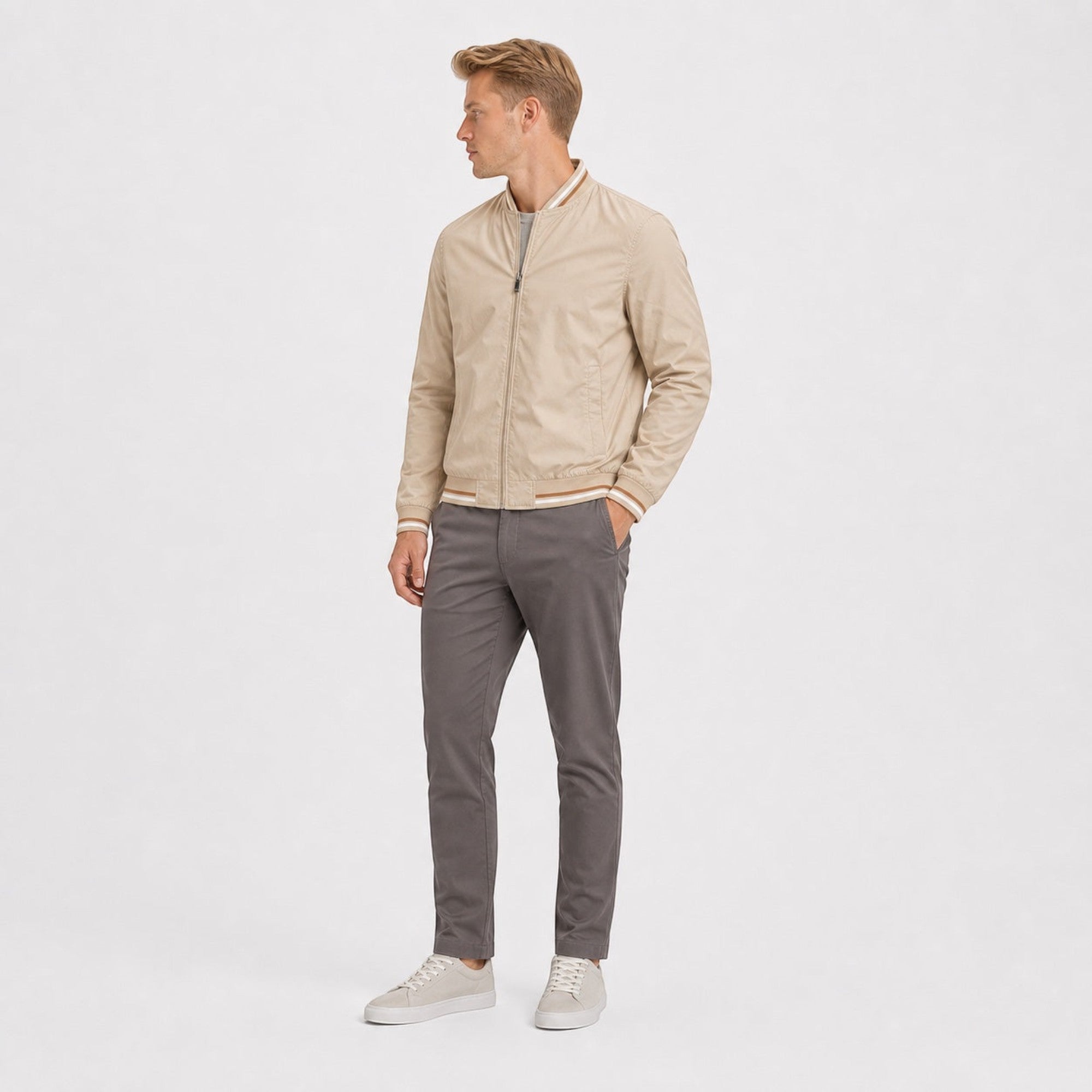 Ellmont London | Bomber Jacket Men's Regular Fit Spring Fall Jacket