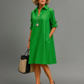 Hester | Elegant Midi Dress With Timeless Charm - S