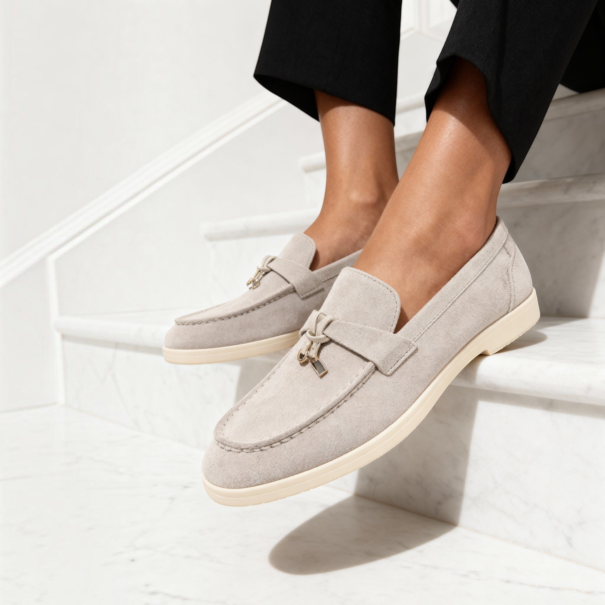 Ellmont London | Women's Comfortable Suede Leather Loafers
