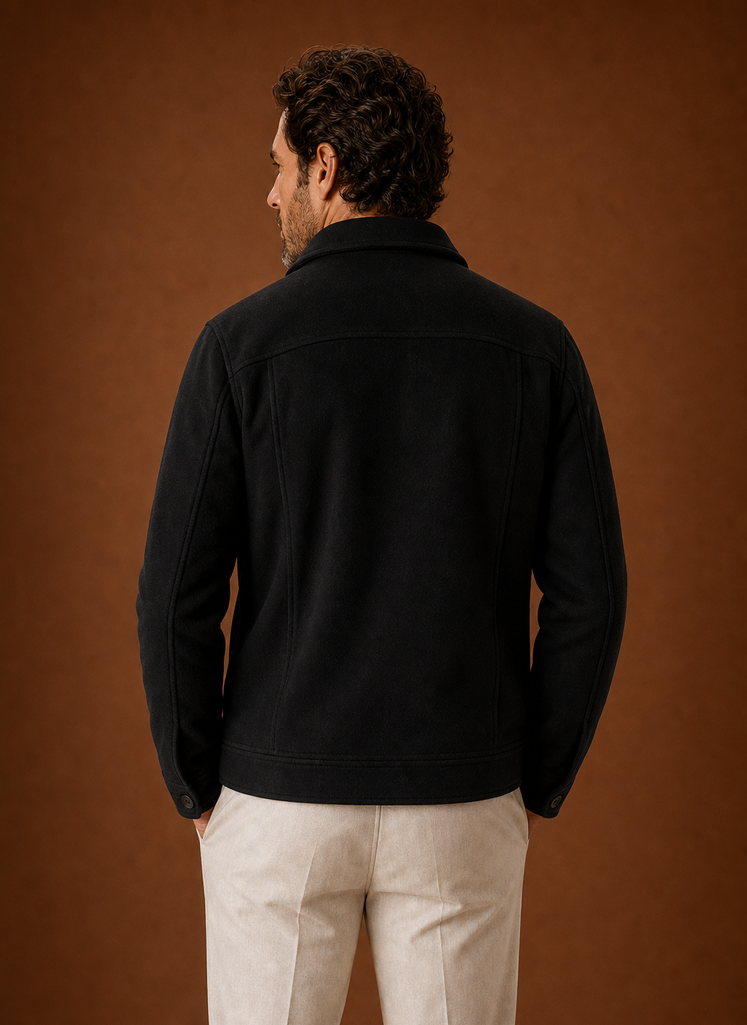 James | Men's Button-Front Casual Shirt Jacket