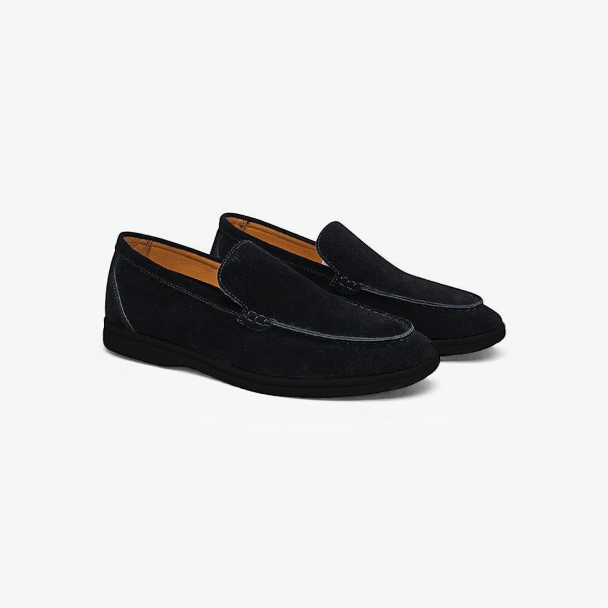 Ellmont London | Men's Suede Slip-On Loafers with Cushioned Insole