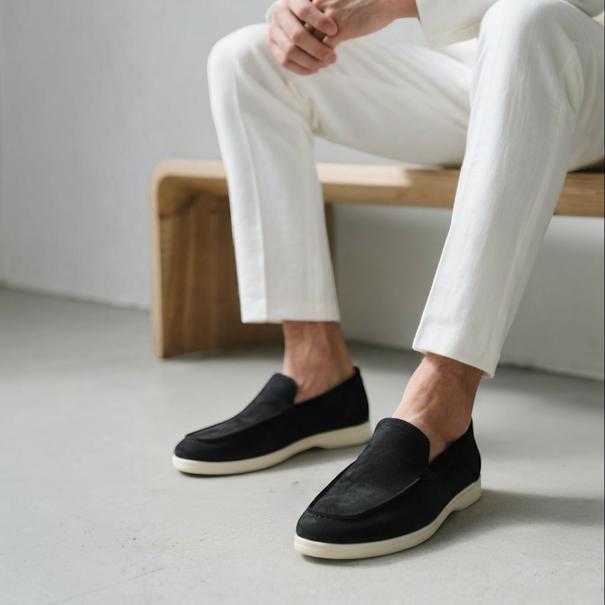 Ellmont London | Men's Classic Suede Loafers Supportive Insole