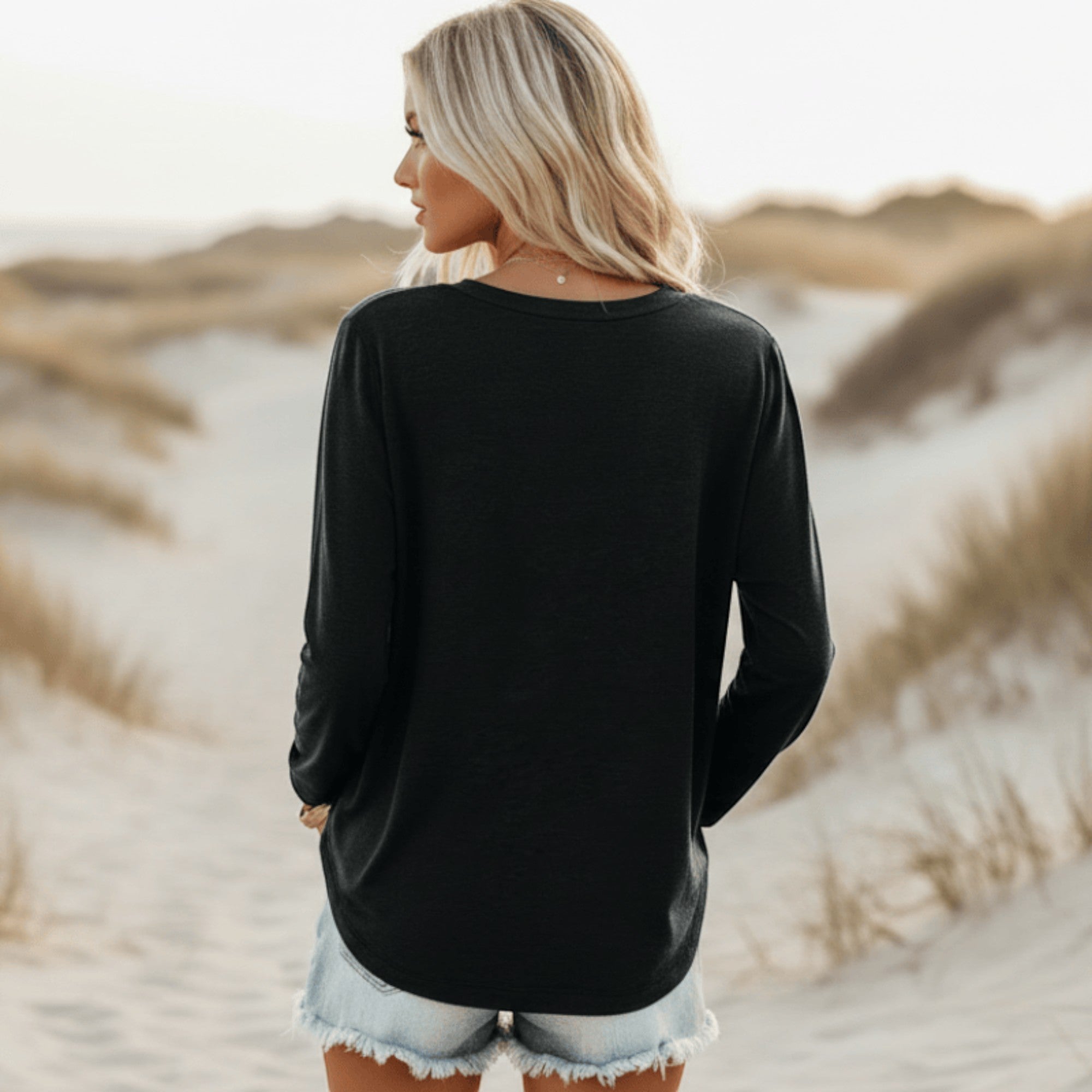 Ellmont London | Longsleeve Relaxed Fit Shirt for Women – Everyday Casual Wear