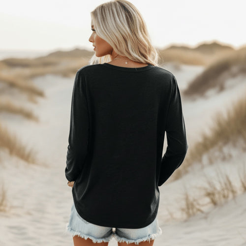 Ellmont London | Longsleeve Relaxed Fit Shirt for Women – Everyday Casual Wear