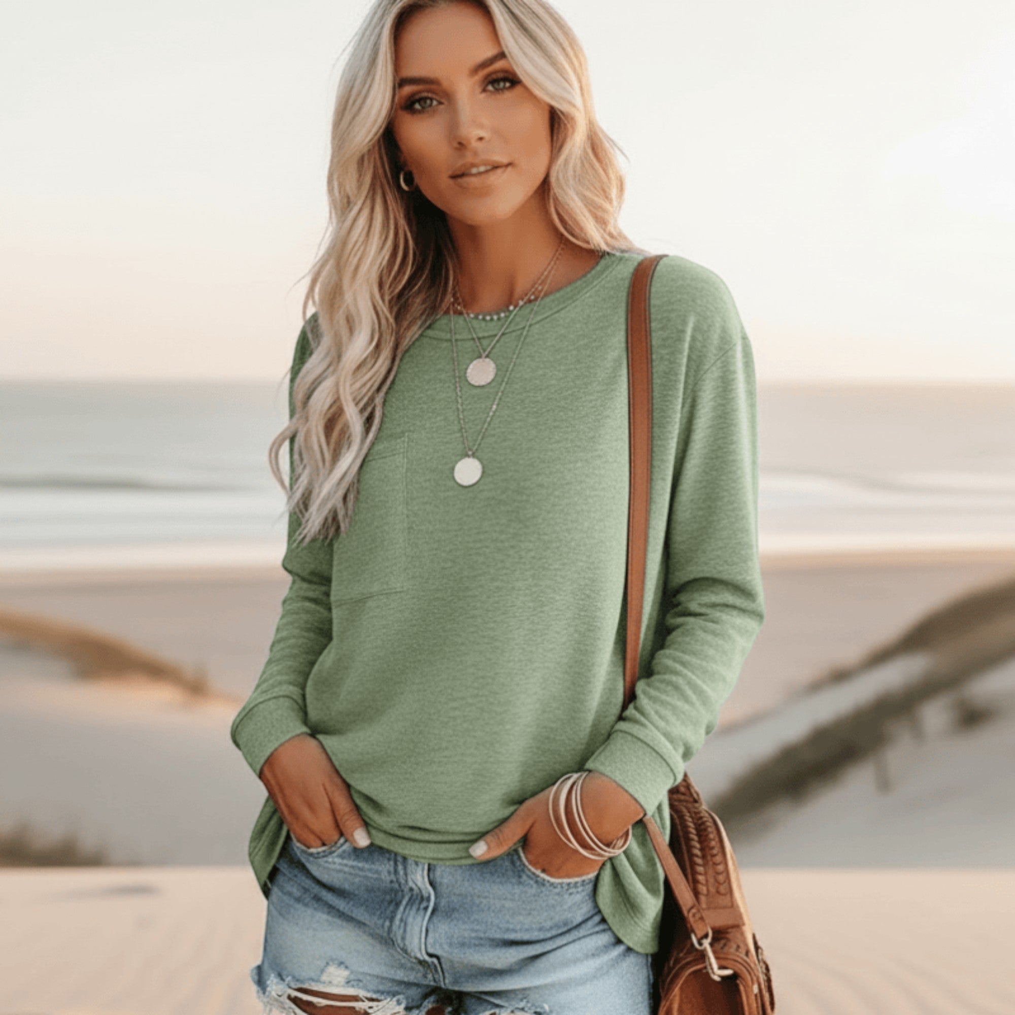 Ellmont London | Longsleeve Relaxed Fit Shirt for Women – Everyday Casual Wear