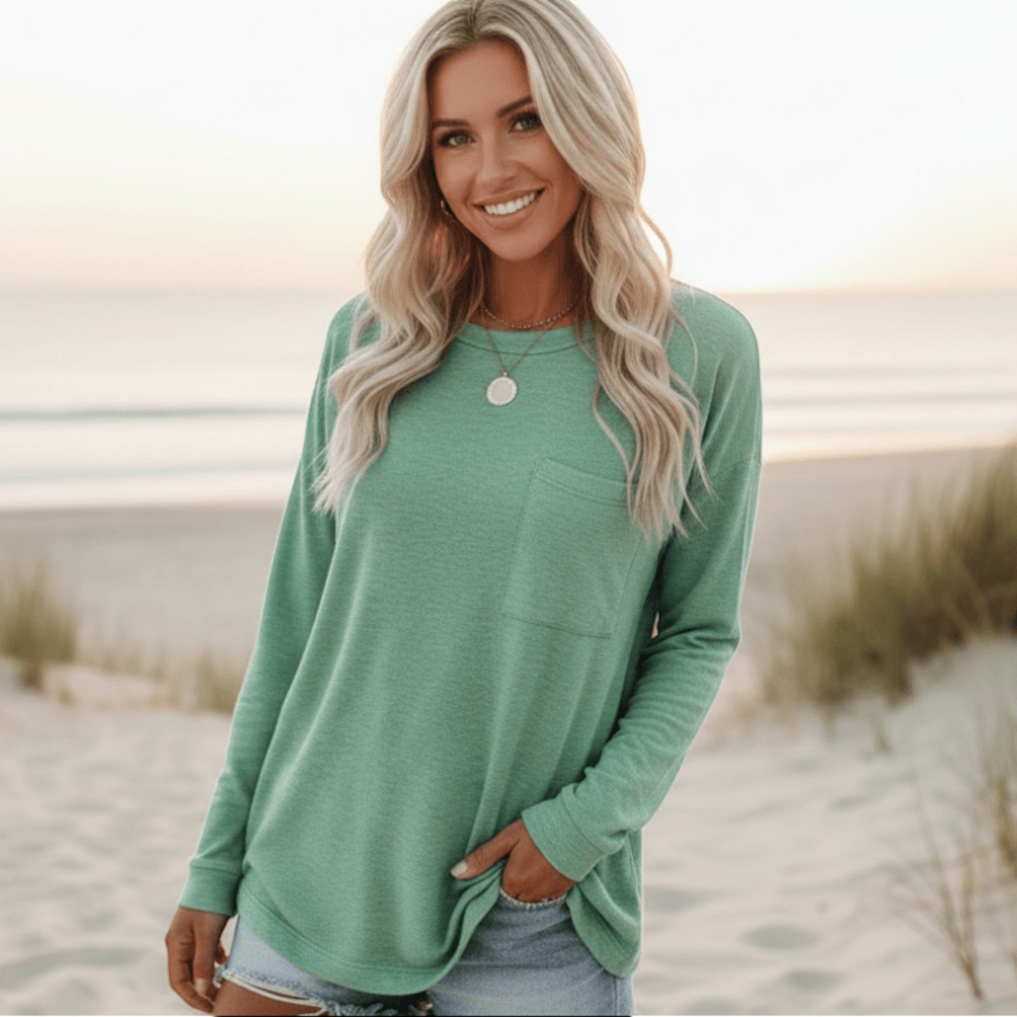Ellmont London | Longsleeve Relaxed Fit Shirt for Women – Everyday Casual Wear