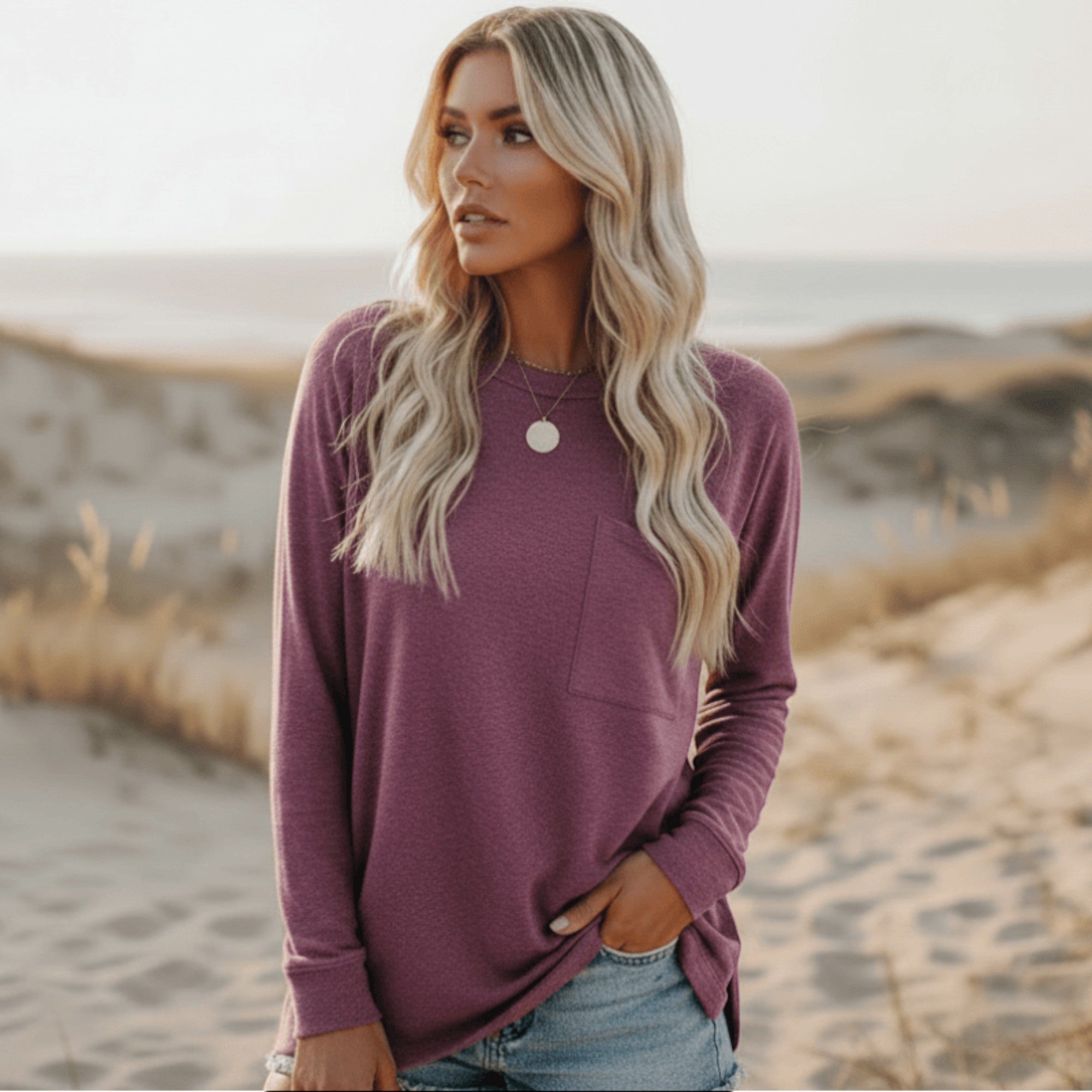 Ellmont London | Longsleeve Relaxed Fit Shirt for Women – Everyday Casual Wear