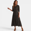 Ellmont London | Women's V-Neck Maxi Dress Relaxed Fit