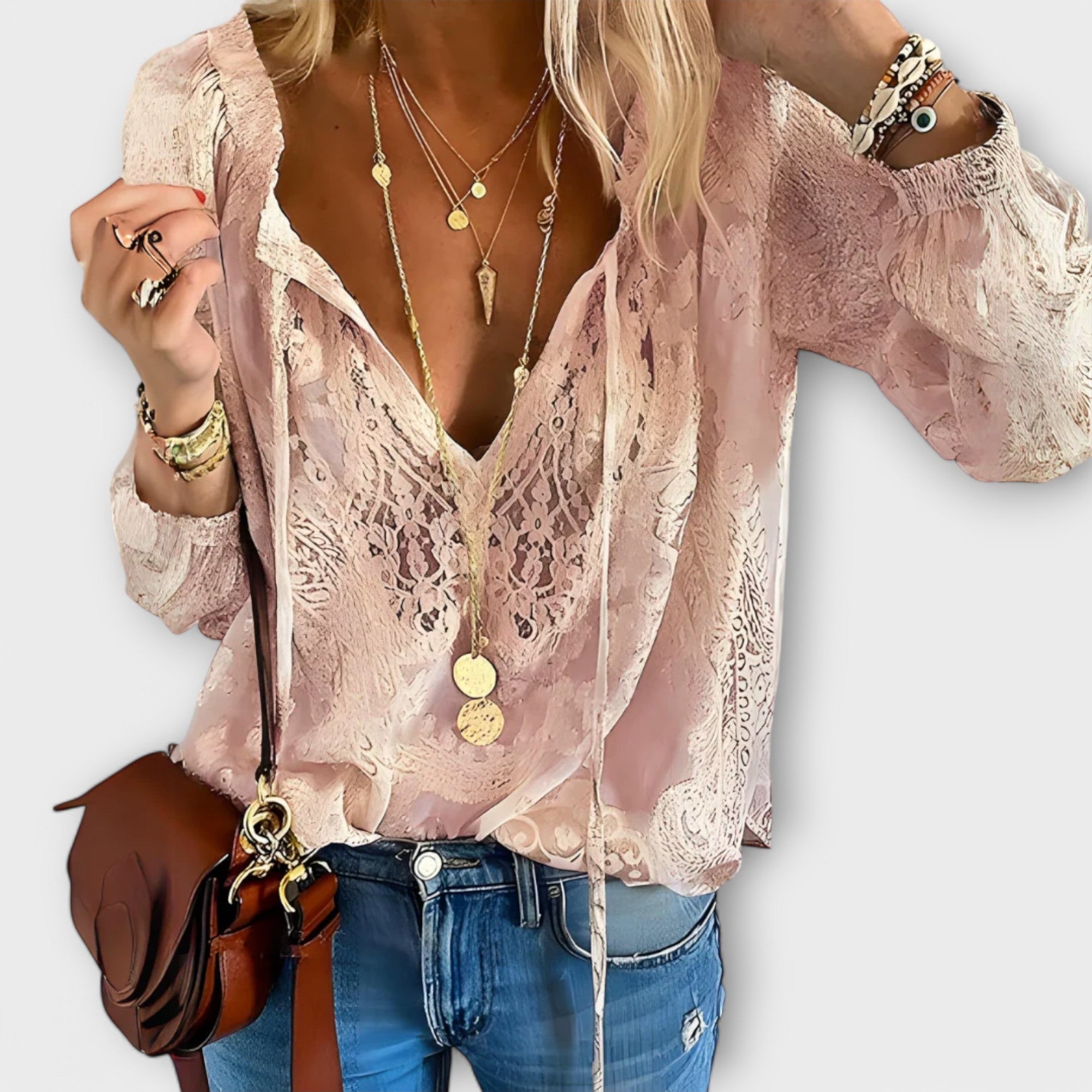 Sofia | Sophisticated Blouse - Pink