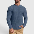 Peter | Men's Crewneck Sweater – High Stretch Knit Pullover Regular Fit