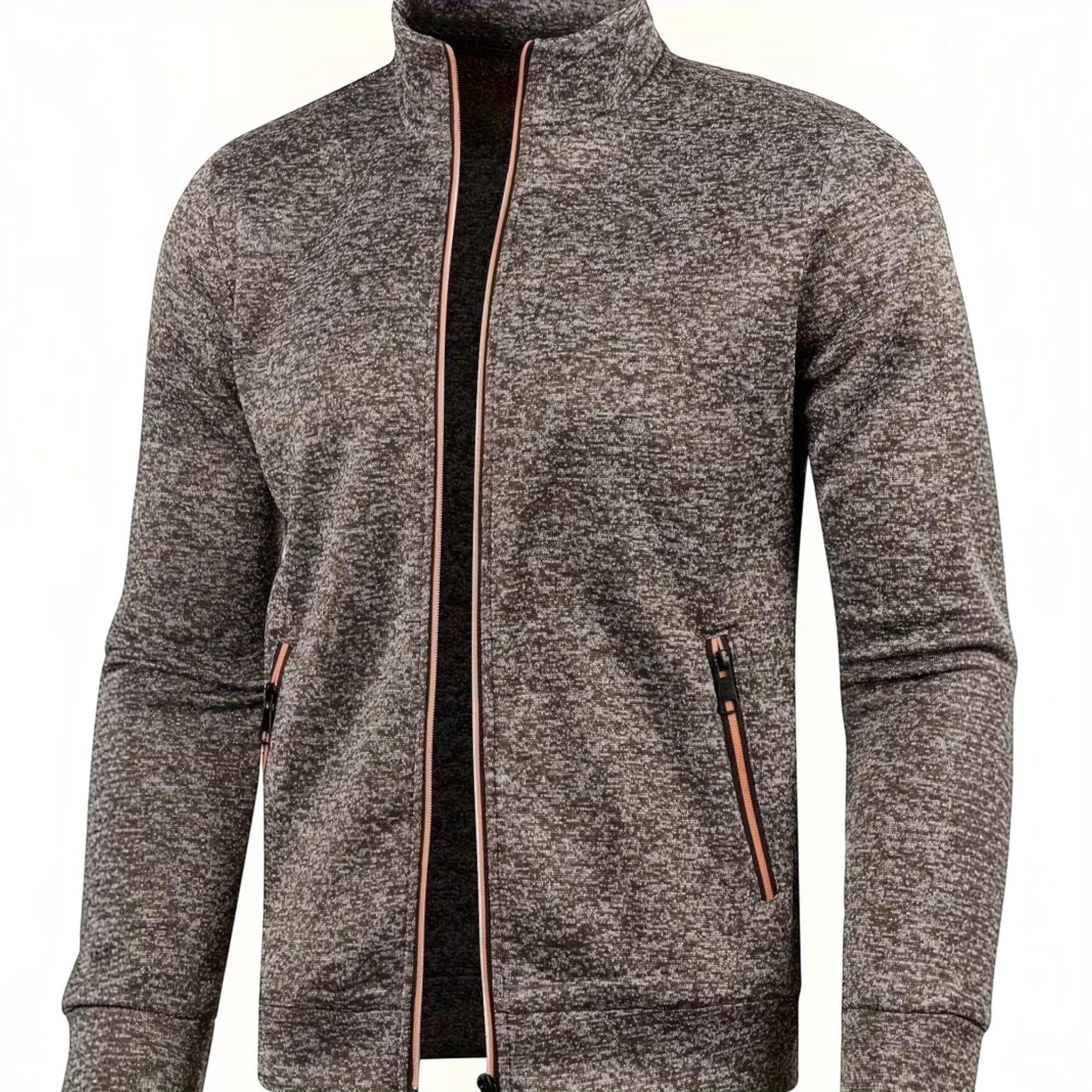 Ellmont London | Men's Knit Sweater Pullover High Neck Long Sleeve Comfort Fit