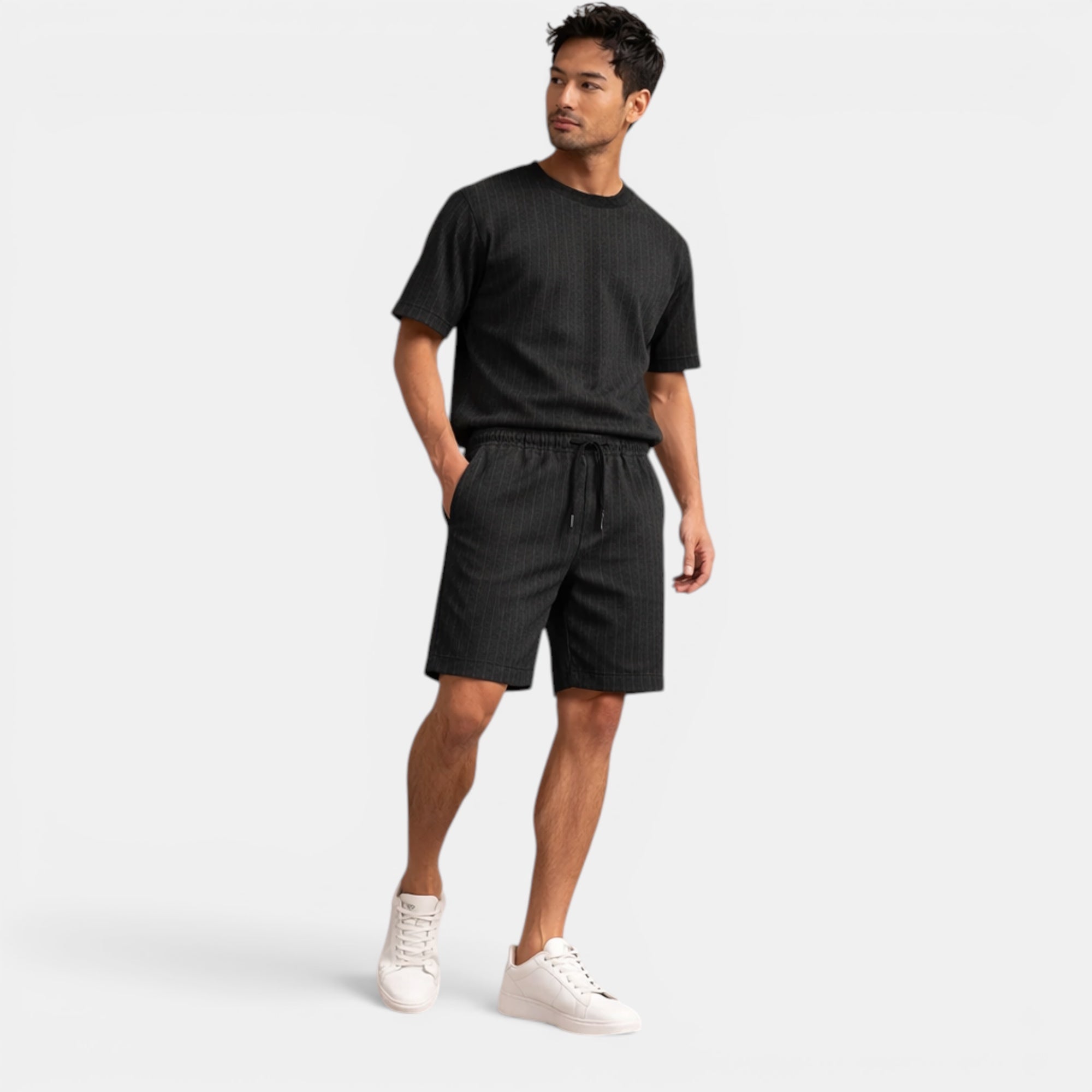 Ellmont London | Men's Breathable Casual Linen Summer Shorts Regular Fit