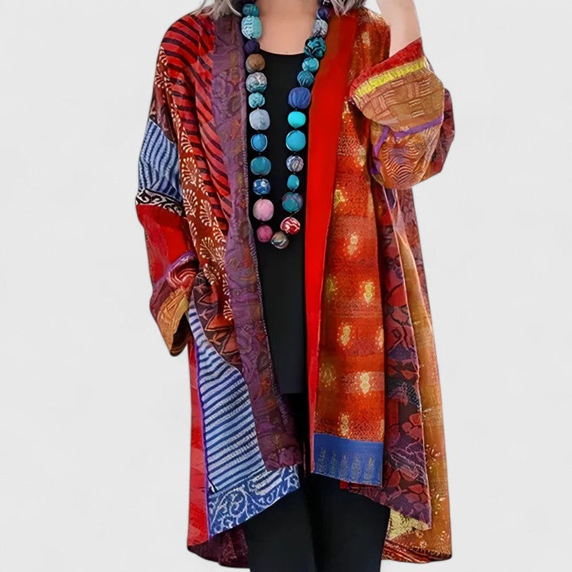 Sofia | Elegant Cardigan - Red