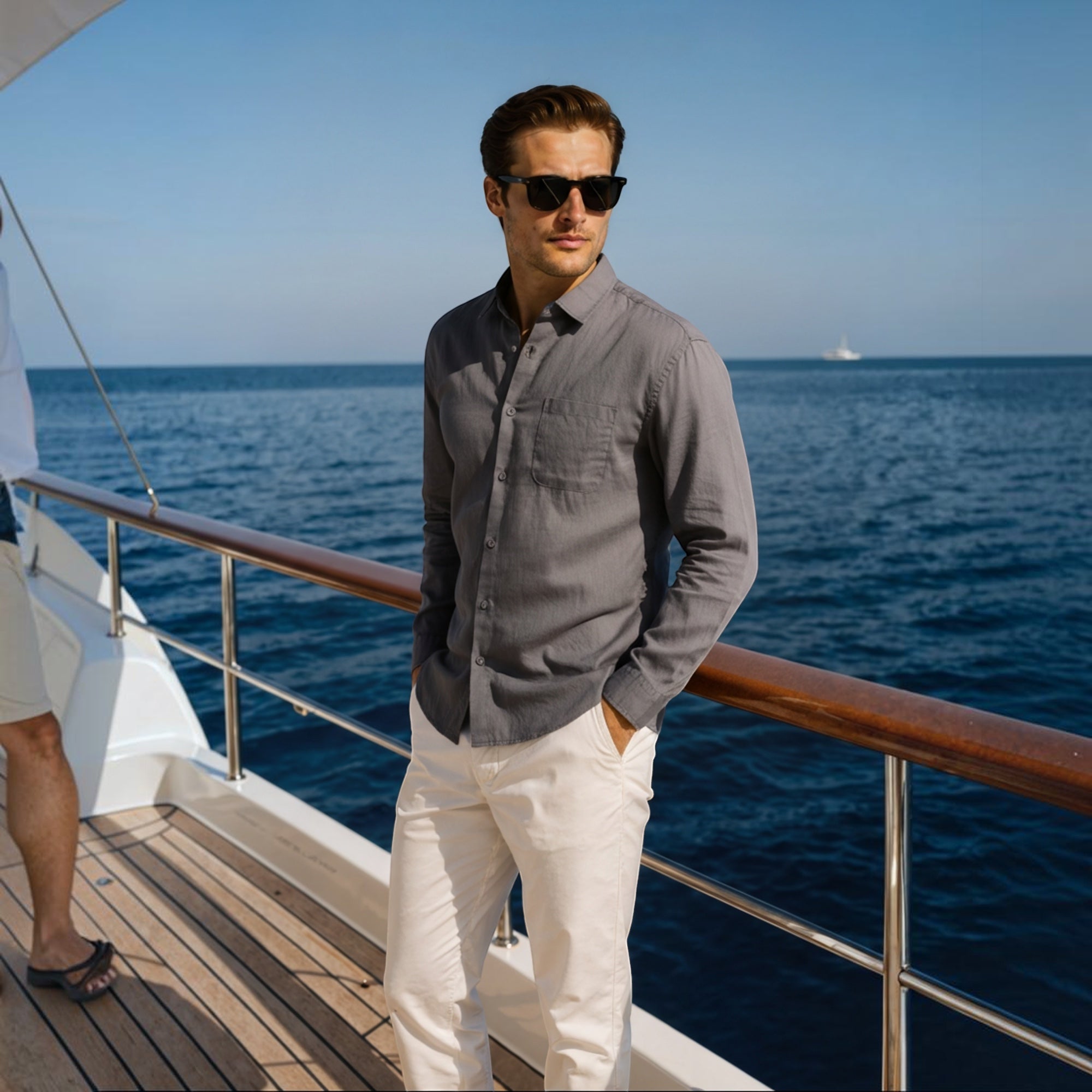 Ellmont London | Men's Breathable Linen Shirt Everyday Comfort