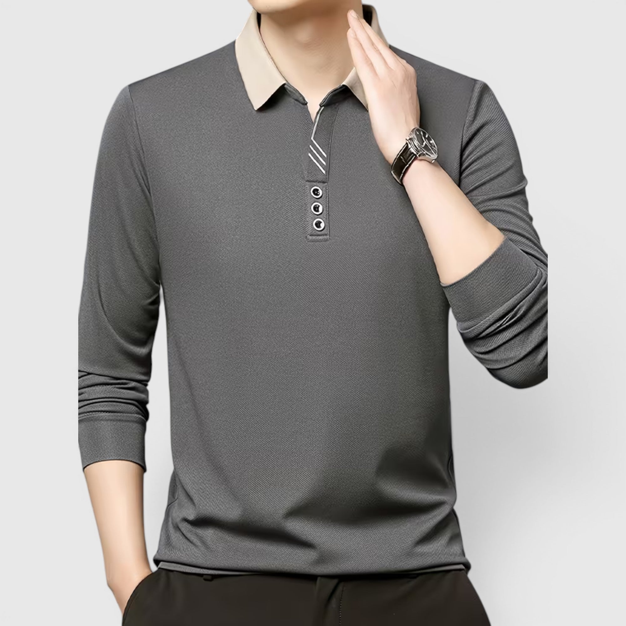 Graham | Men's Button Up Decoration Shirt Regular Fit Lightweight Shirt