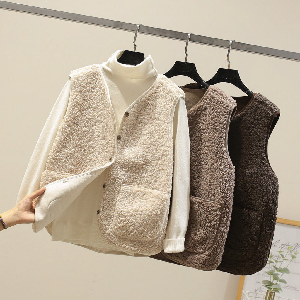 Ellmont London | Women’s Elegant Sleeveless Sweater Casual Chic