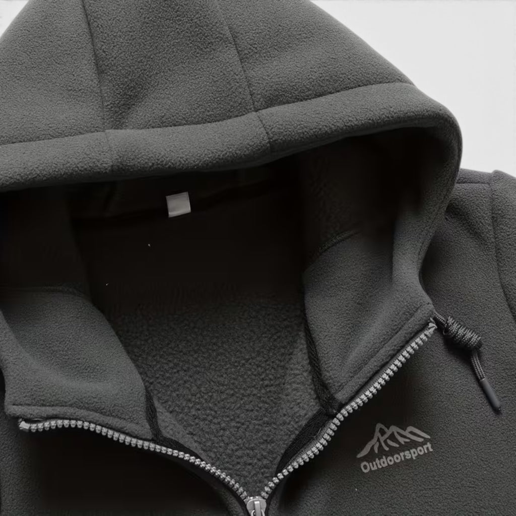 Leo | Men's Fleece Hoodie Jacket – Thick Winter Casual Hoodie