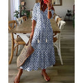 Ariana | Boho Magic Covering Dress - Blue (Almost sold out)