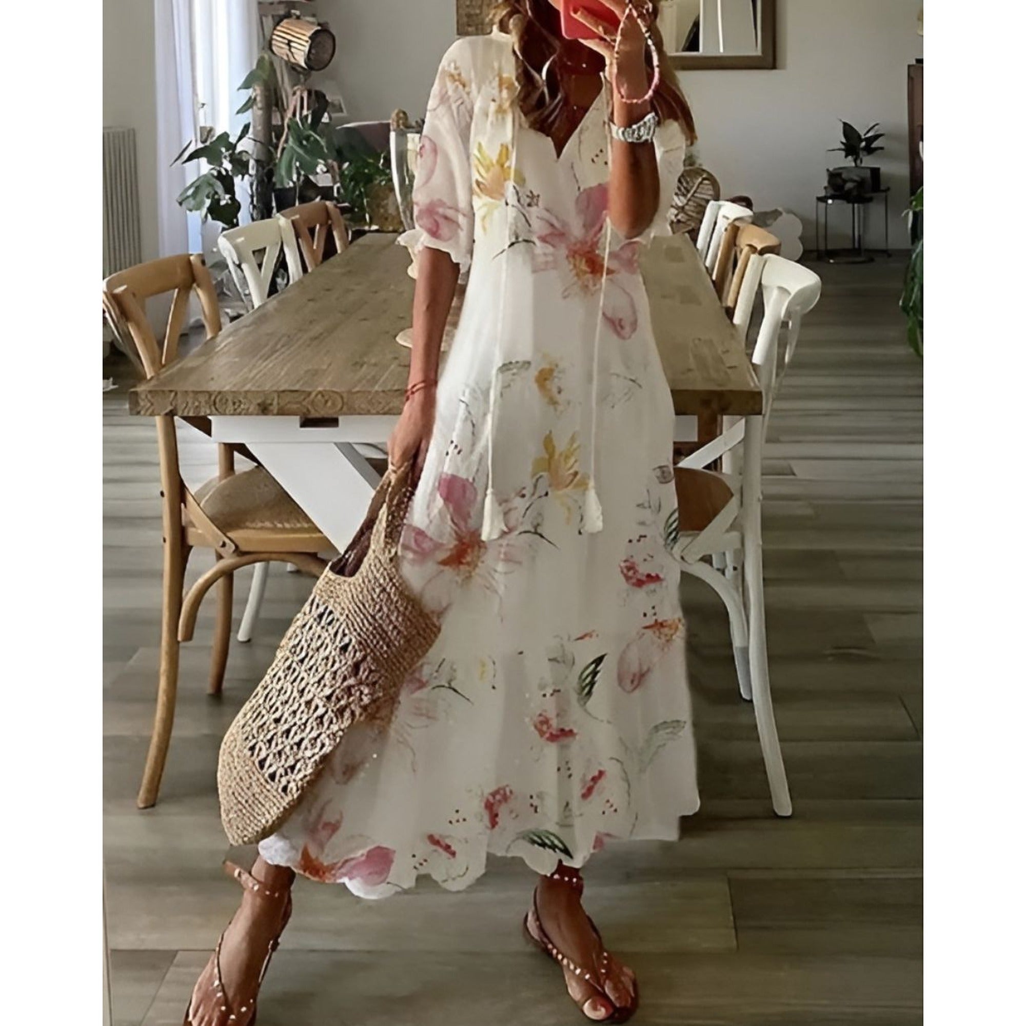 Ariana | Boho Magic Covering Dress - White 1 (Almost sold out)