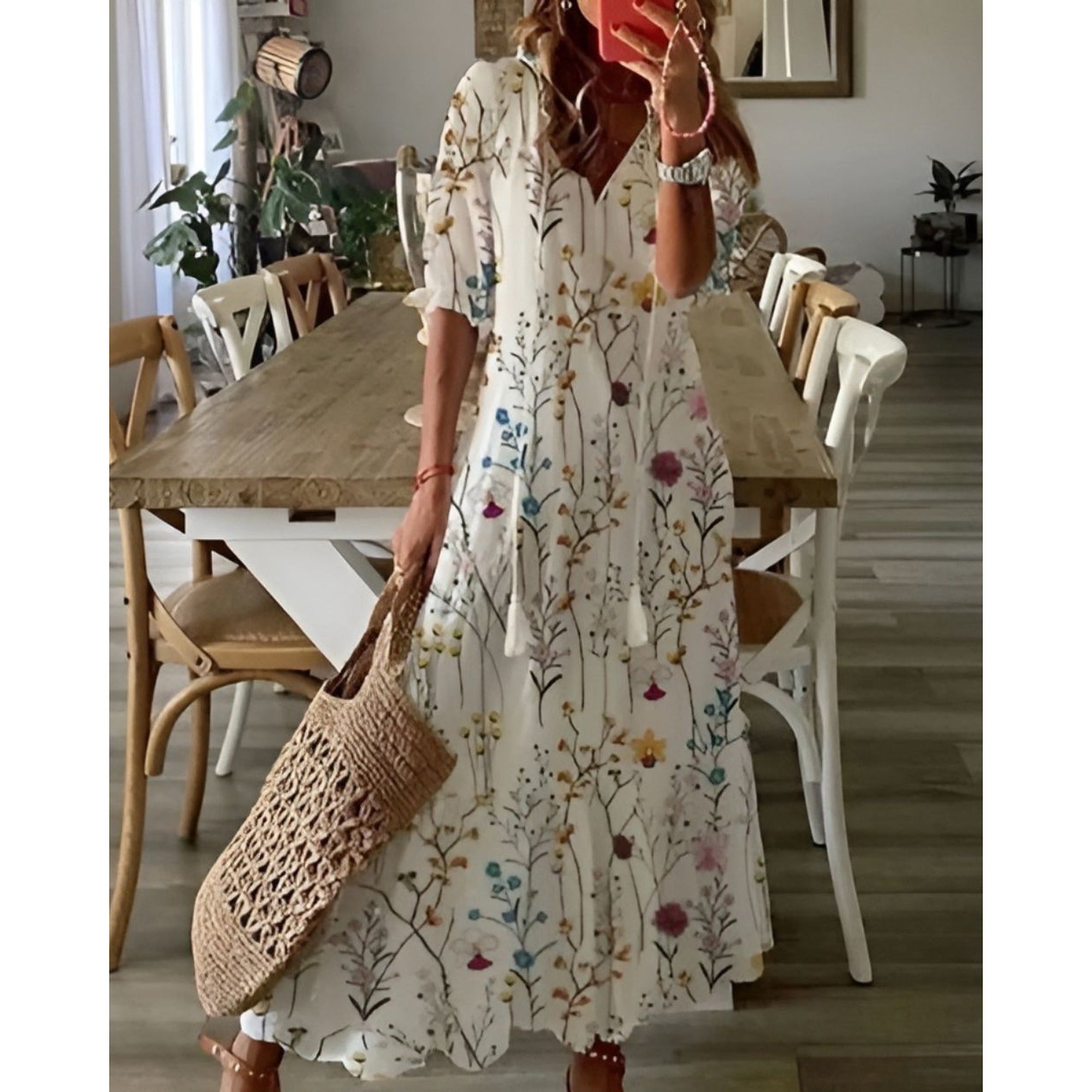 Ariana | Boho Magic Covering Dress - White 2