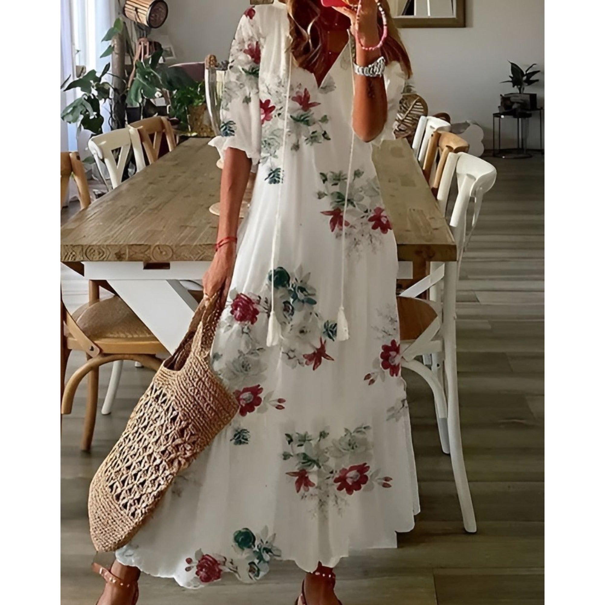 Ariana | Boho Magic Covering Dress - White 3