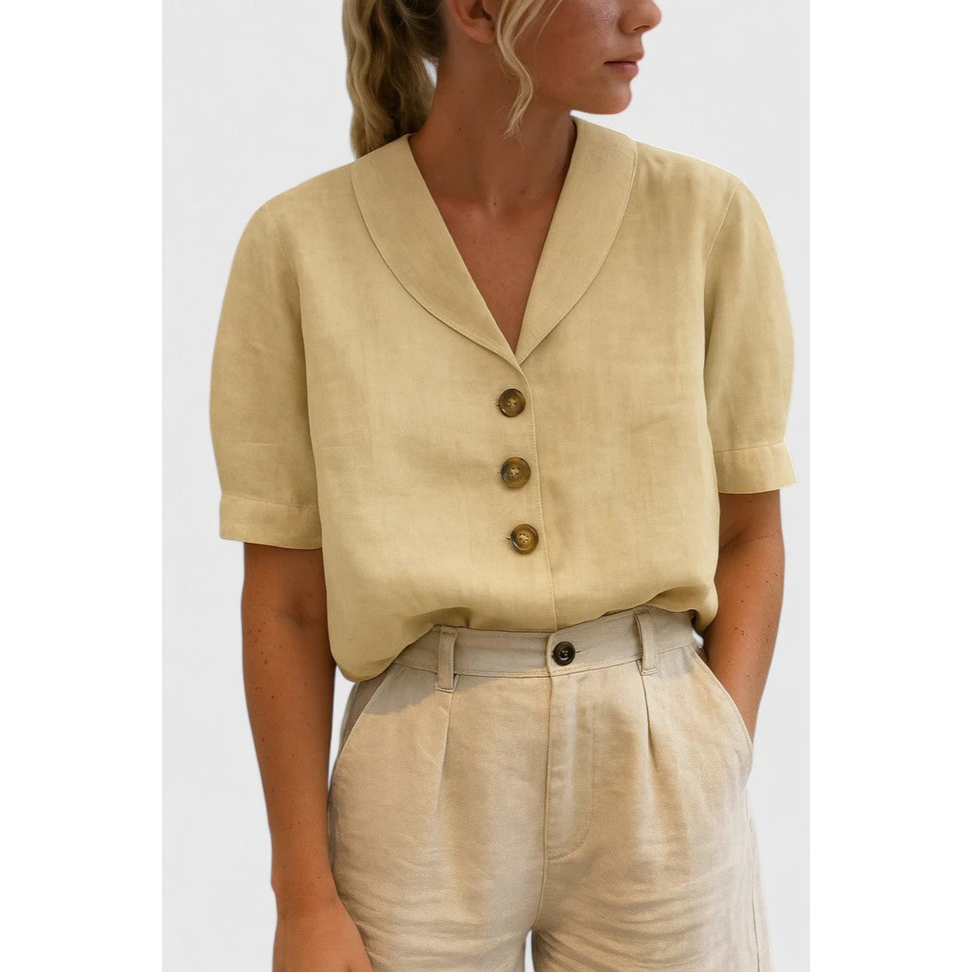 Felicity | Sophisticated Blouse - Beige