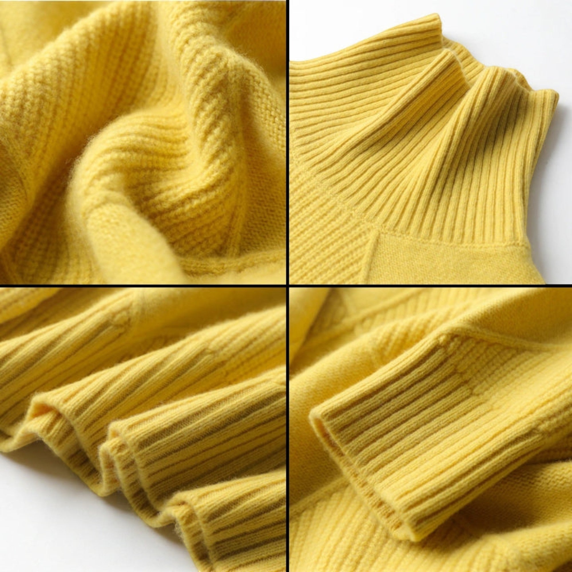 Ellmont London | Women's Warm Turtleneck Pullover Sweater Soft Knit Jumper